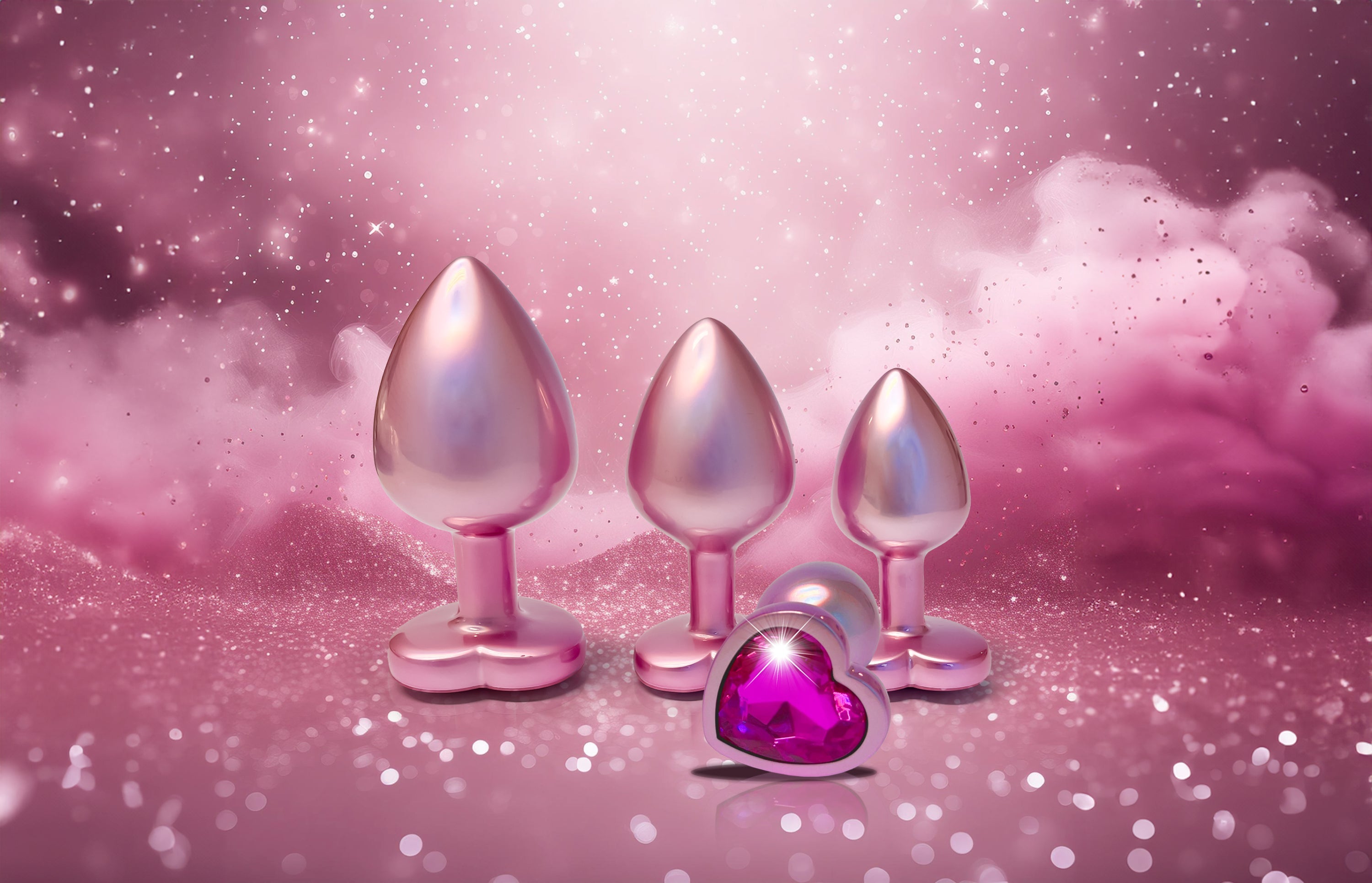 SET DI SPILLE ROSA GLEAMING LOVE PEARL