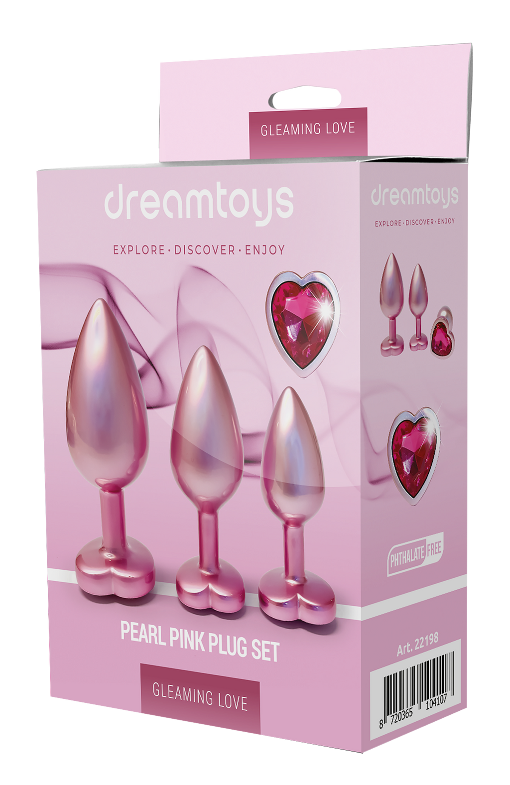 SET DI SPILLE ROSA GLEAMING LOVE PEARL