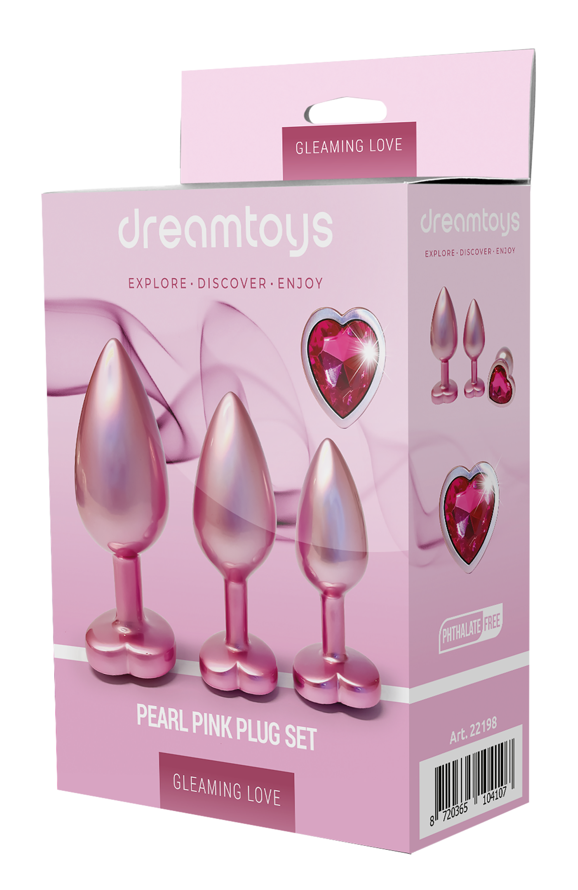 SET DI SPILLE ROSA GLEAMING LOVE PEARL