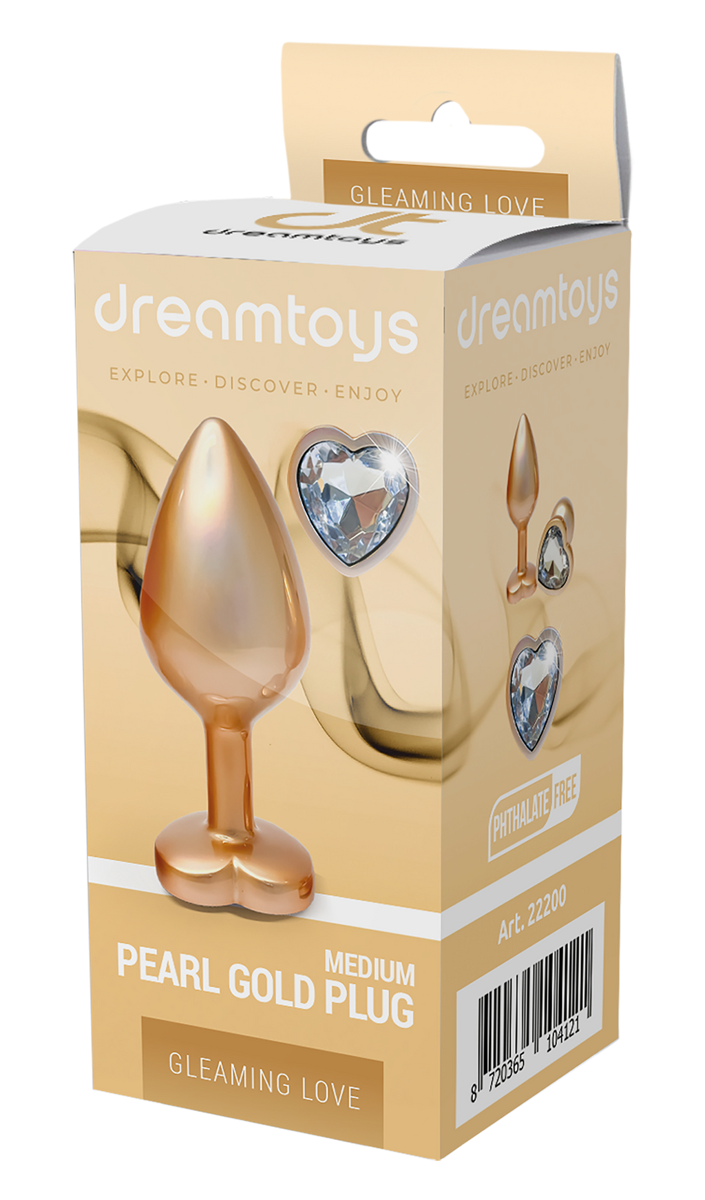 DIlatatore GLEAMING LOVE PEARL GOLD MED