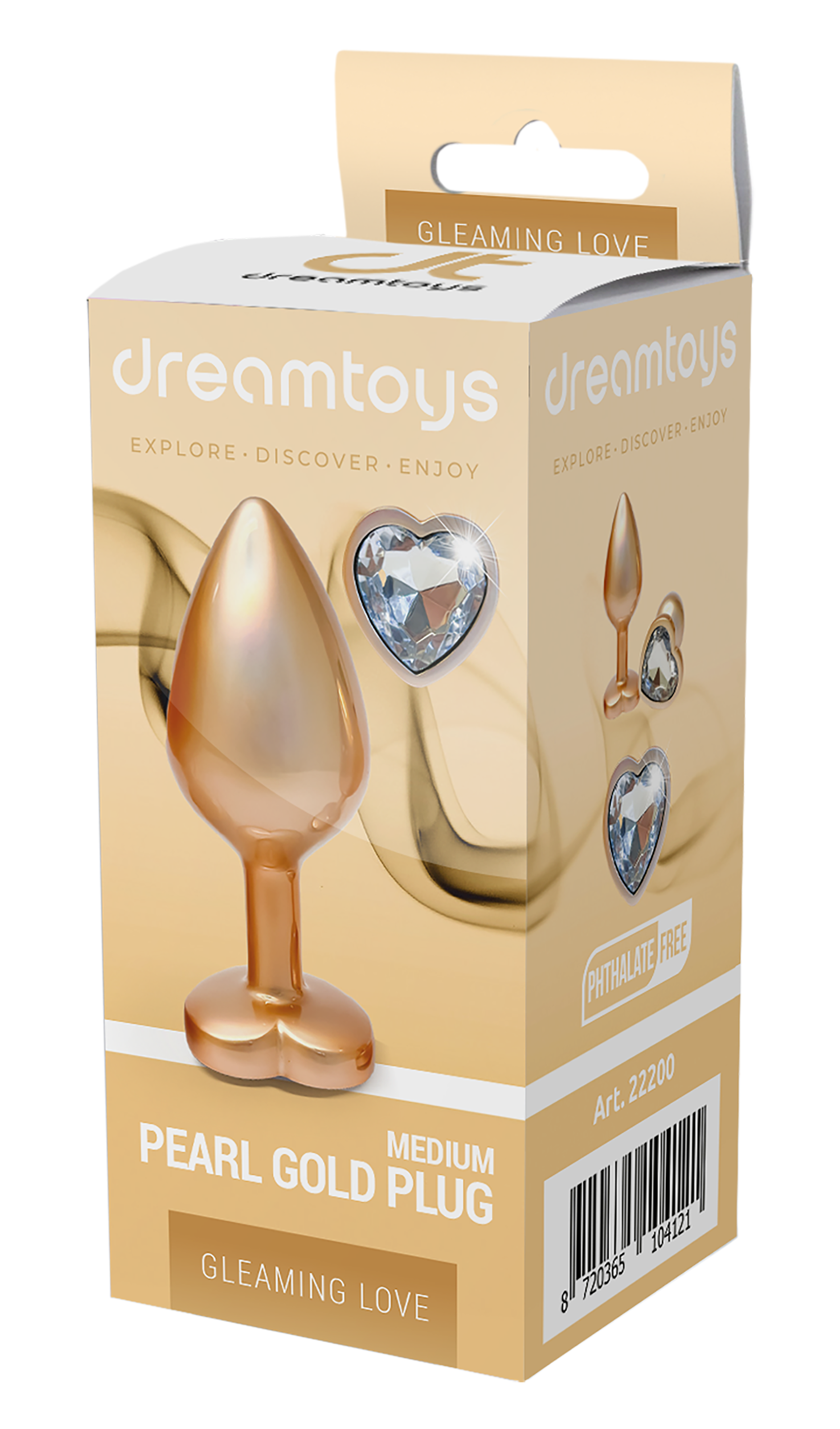 DIlatatore GLEAMING LOVE PEARL GOLD MED