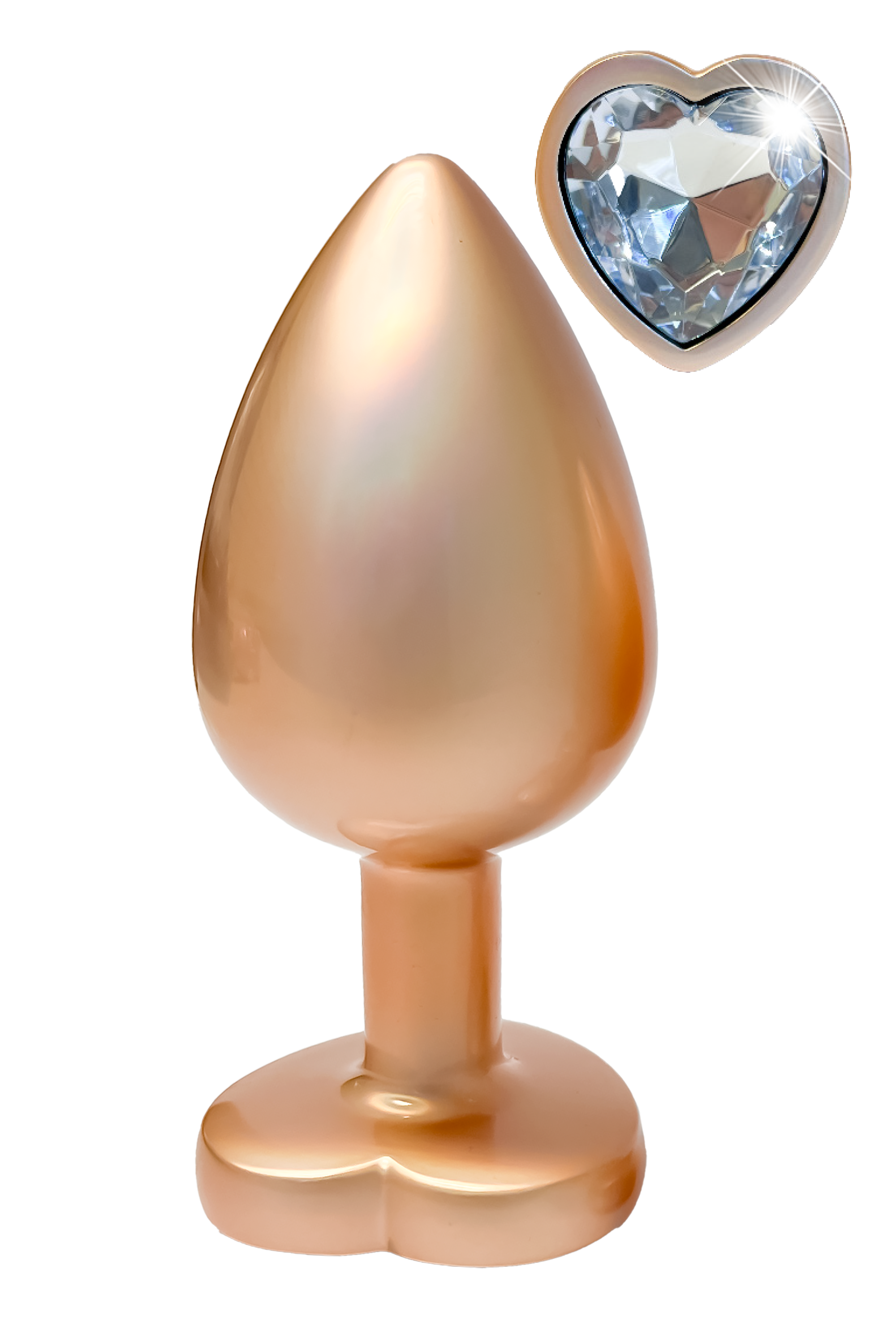 Tappo grande in oro perla scintillante