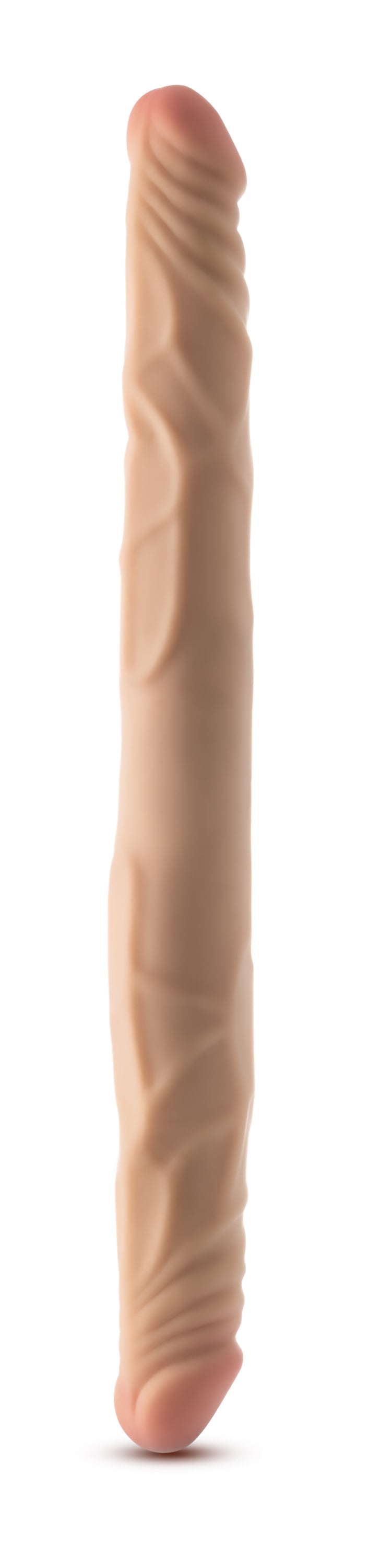DR. SKIN PLUS 14" DOPPIO DONG POSABILE BEIGE