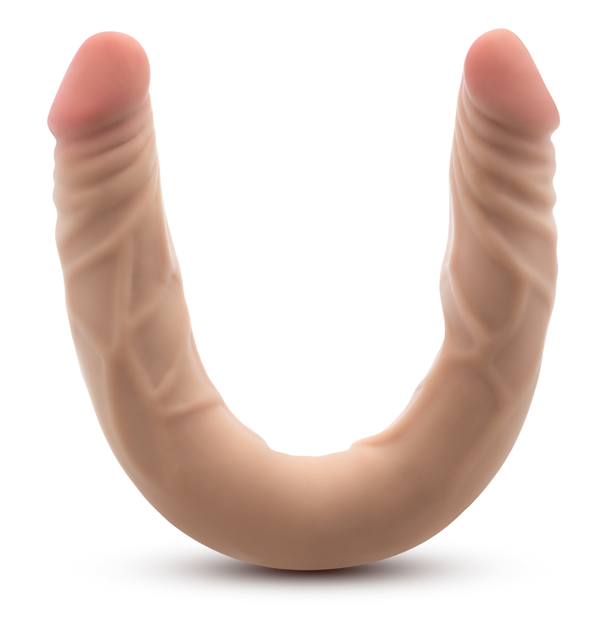 DR. SKIN PLUS 14" DOPPIO DONG POSABILE BEIGE