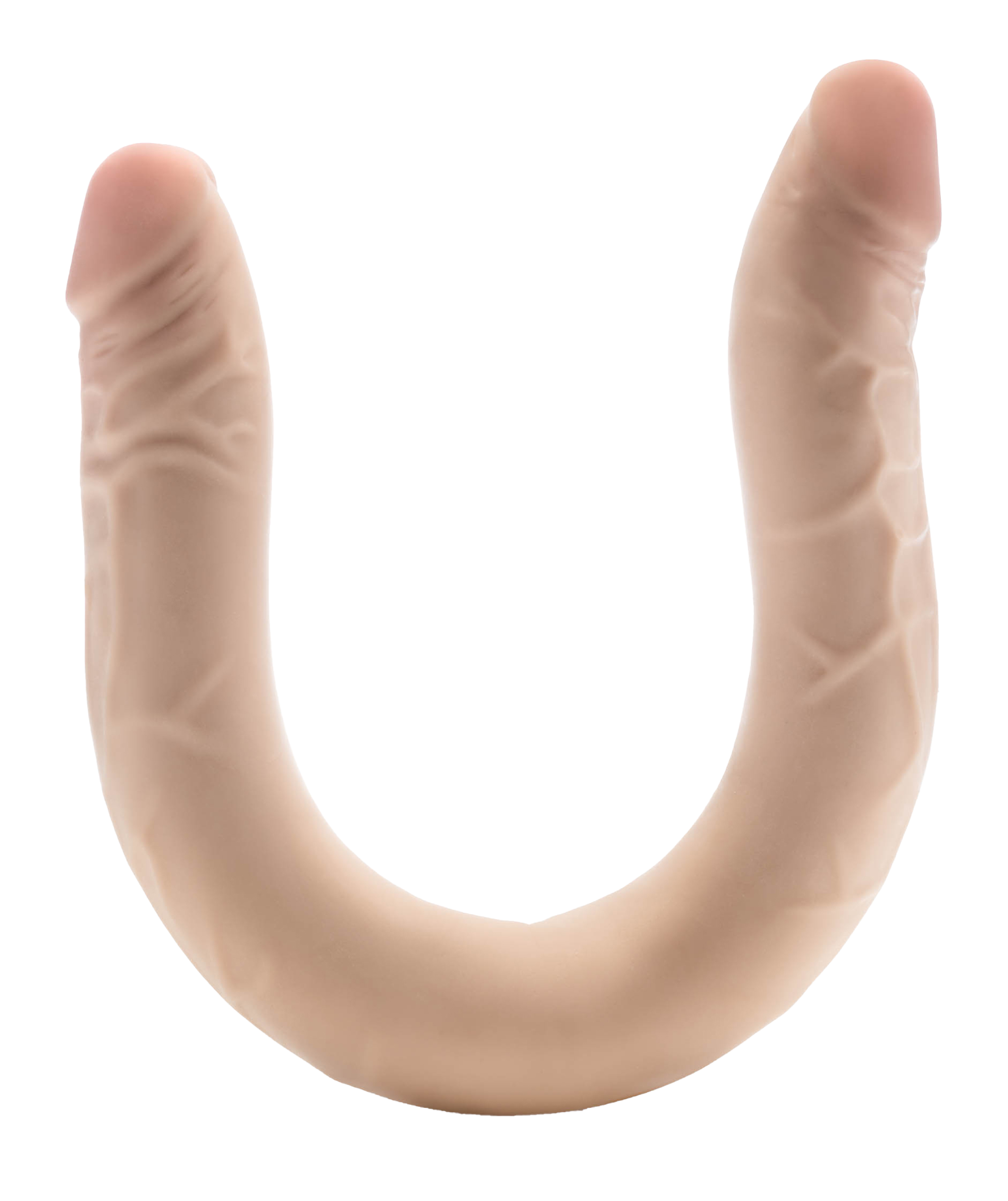 DR. SKIN PLUS 16.5" DOPPIO DONG POSIZIONABILE BEIGE