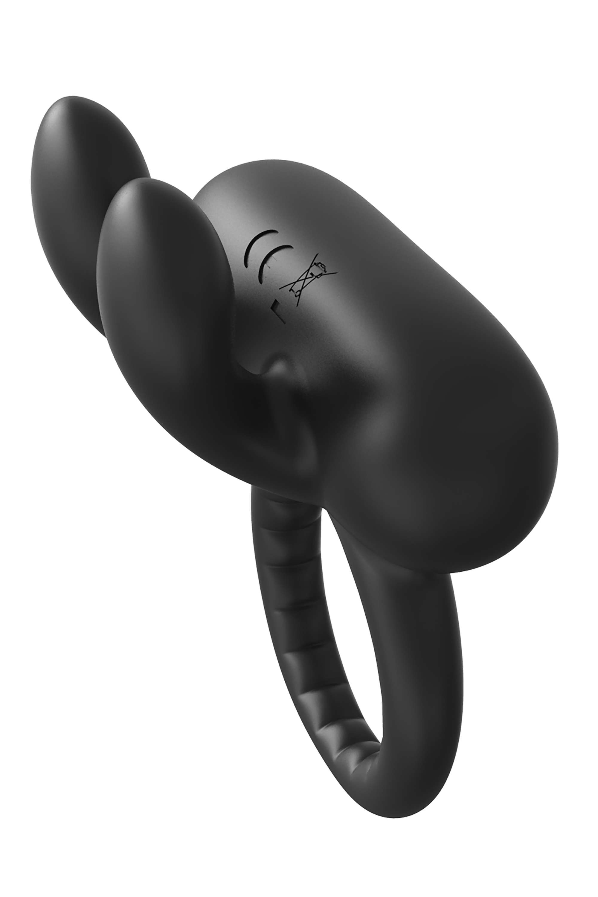 ANELLO PER IL PENE VIBRANTE RAMROD RABBIT NERO