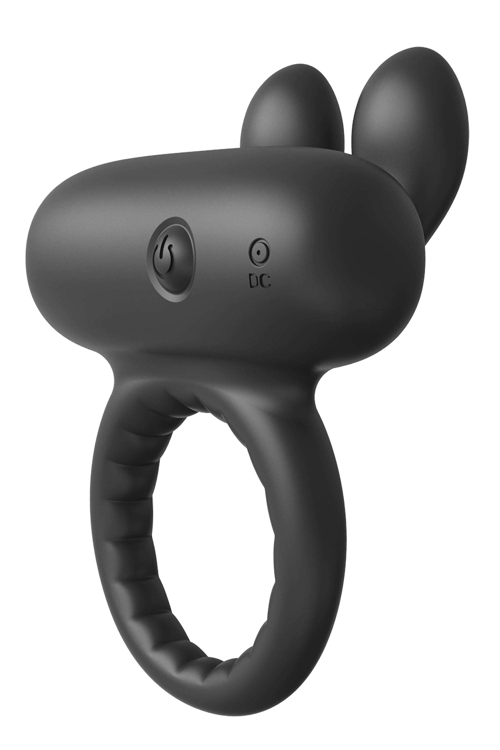 ANELLO PER IL PENE VIBRANTE RAMROD RABBIT NERO
