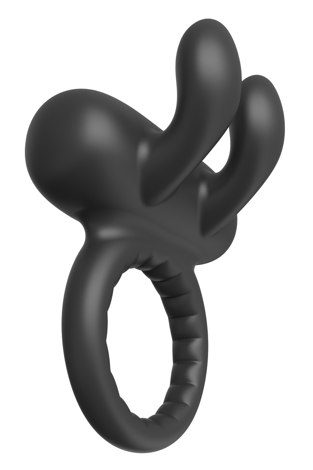 ANELLO PER IL PENE VIBRANTE RAMROD RABBIT NERO