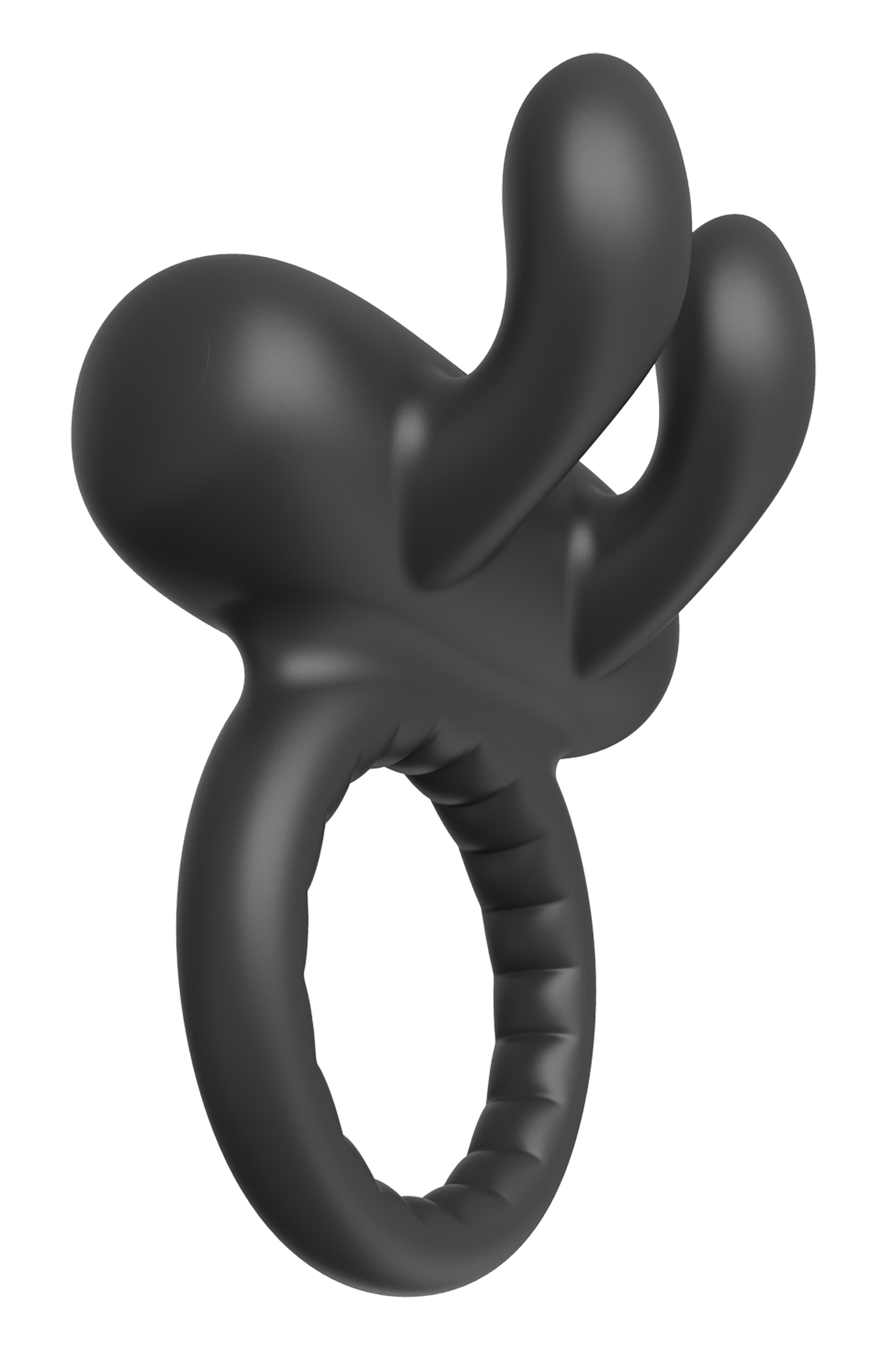 ANELLO PER IL PENE VIBRANTE RAMROD RABBIT NERO