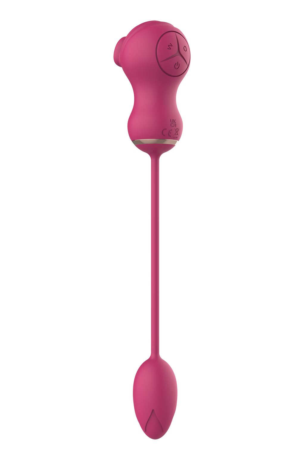 ESSENTIALS DOPPIO STIMOLATORE FLESSIBILE E UOVO VIBRANTE ROSA