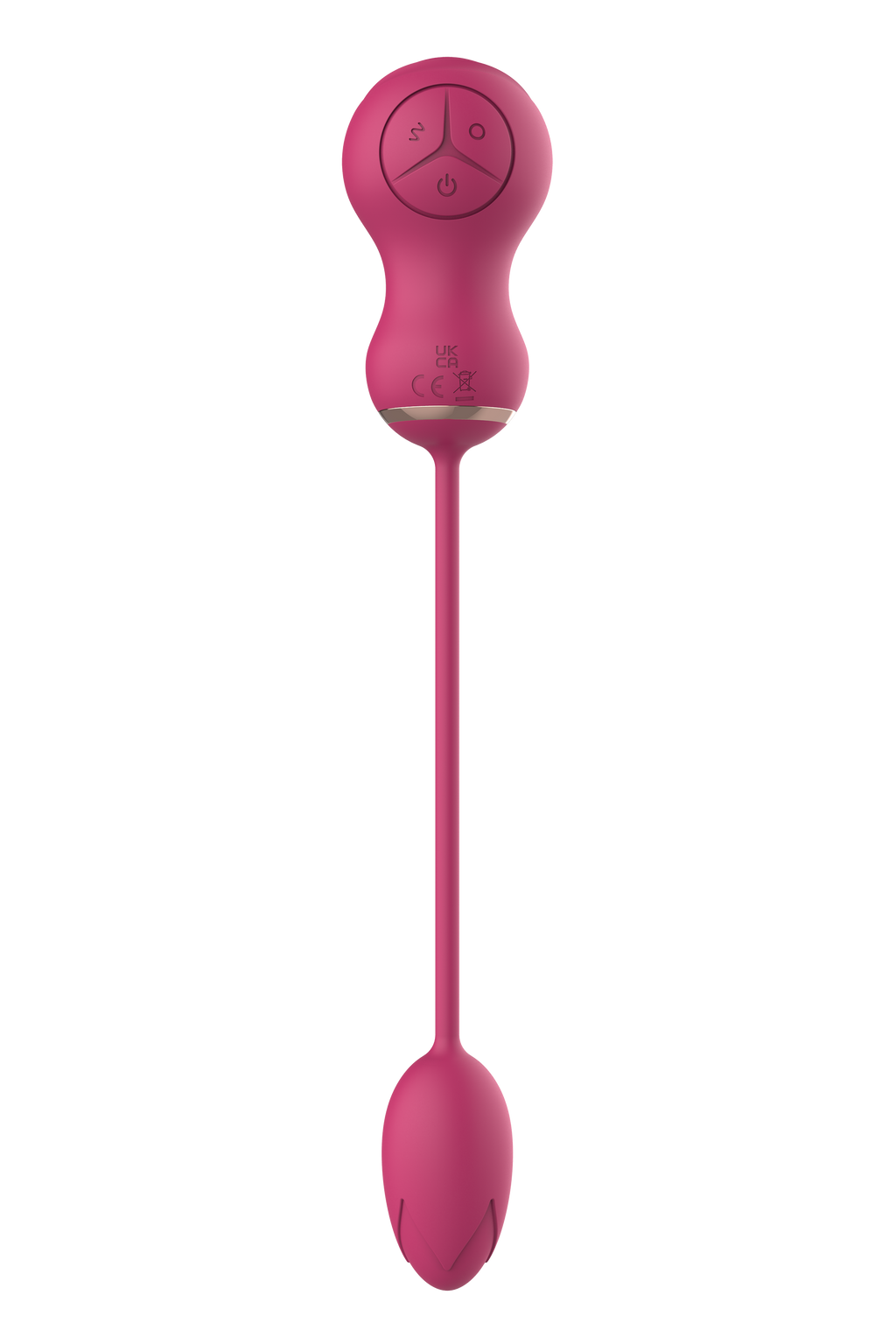 ESSENTIALS DOPPIO STIMOLATORE FLESSIBILE E UOVO VIBRANTE ROSA