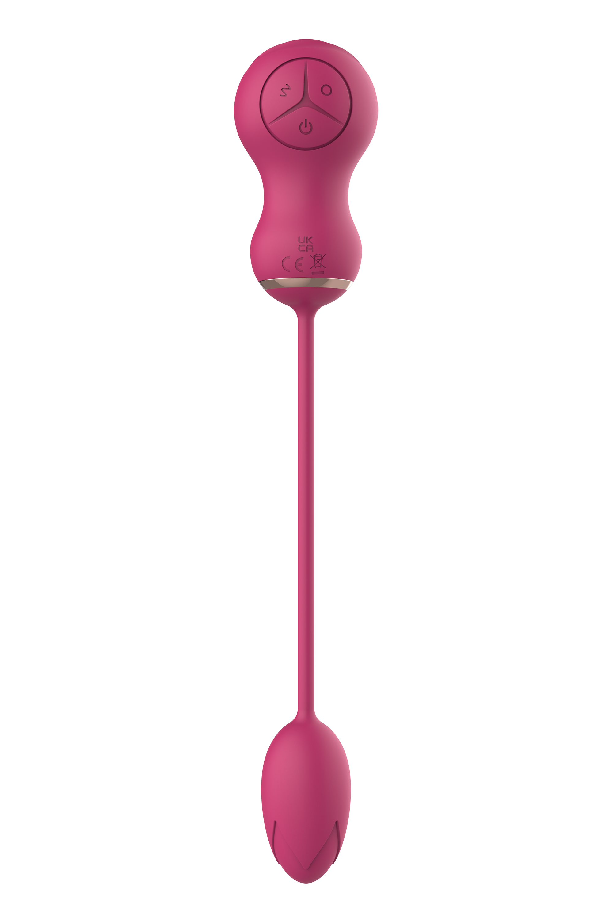 ESSENTIALS DOPPIO STIMOLATORE FLESSIBILE E UOVO VIBRANTE ROSA