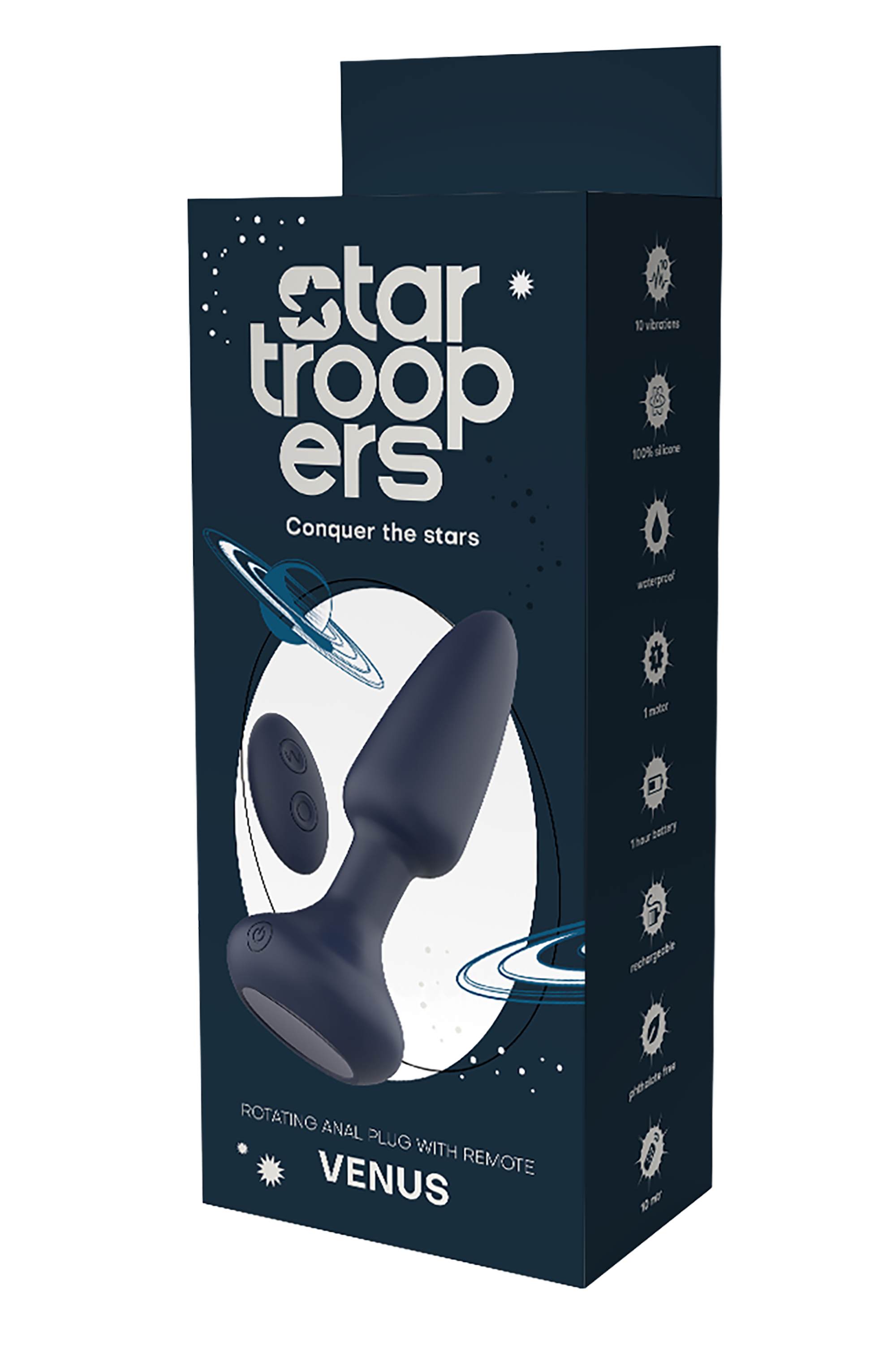 STARTROOPERS VENUS ROTANTE ANAL PLUG CON TELECOMANDO