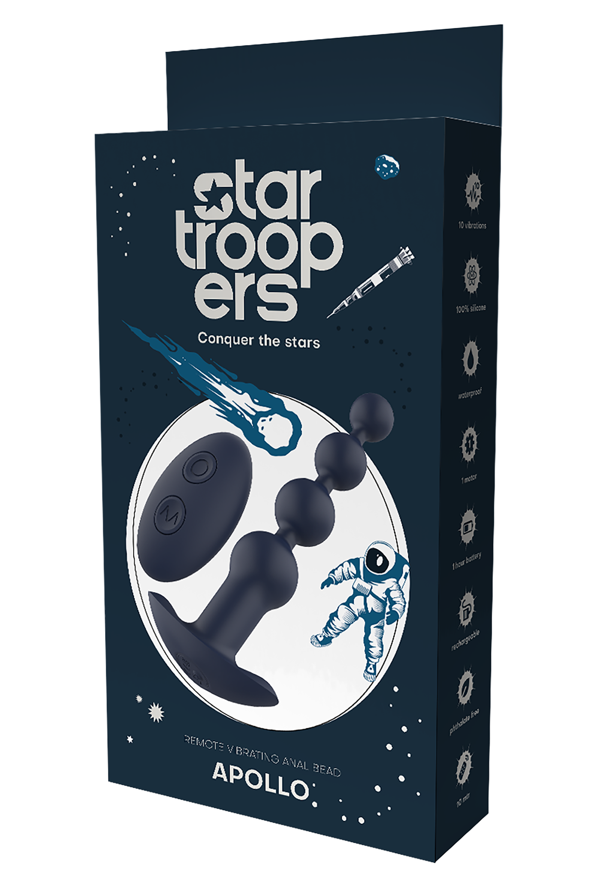 PERLA ANALE VIBRANTE REMOTA STARTROOPERS APOLLO