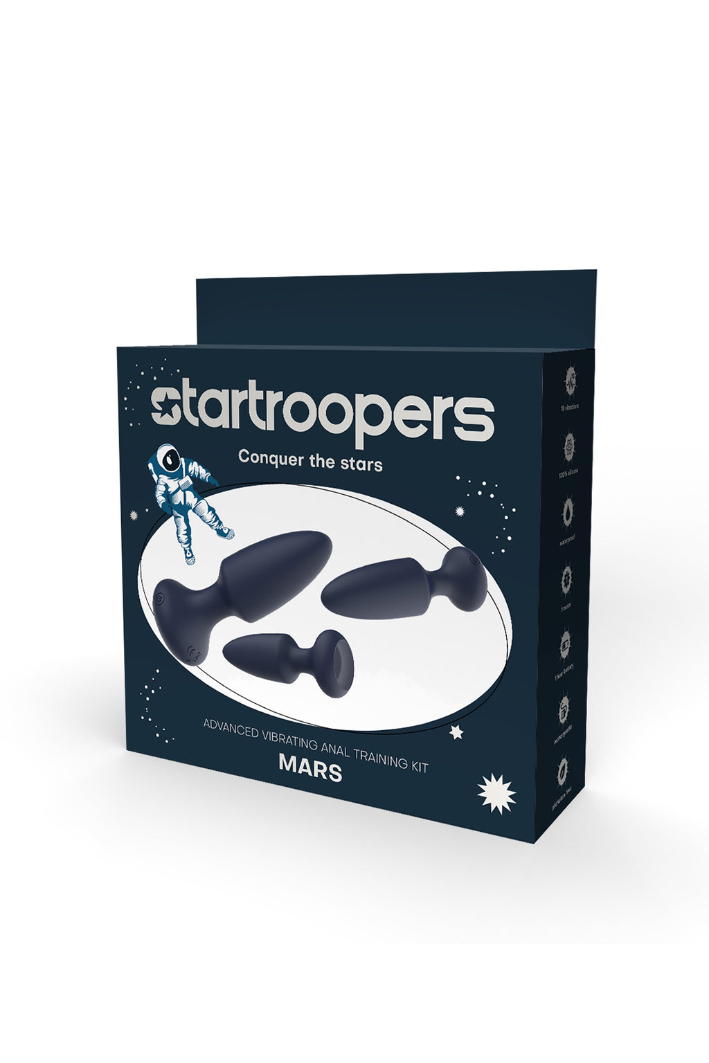 KIT DI ALLENAMENTO ANALE VIBRANTE AVANZATO STARTROOPERS MARS