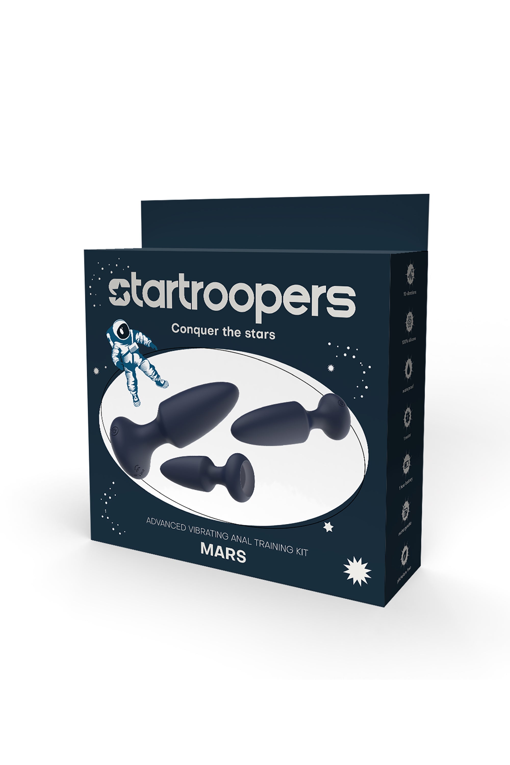 KIT DI ALLENAMENTO ANALE VIBRANTE AVANZATO STARTROOPERS MARS
