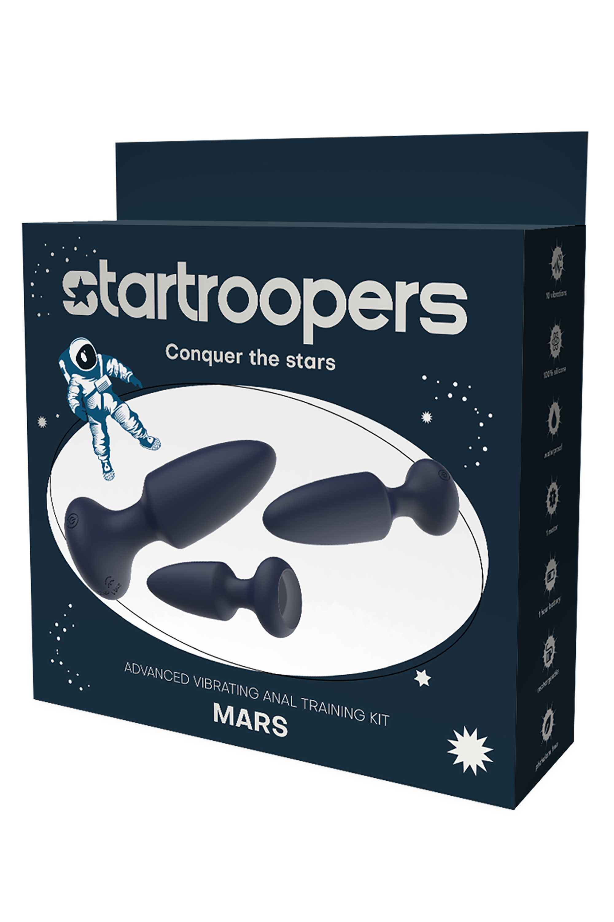 KIT DI ALLENAMENTO ANALE VIBRANTE AVANZATO STARTROOPERS MARS