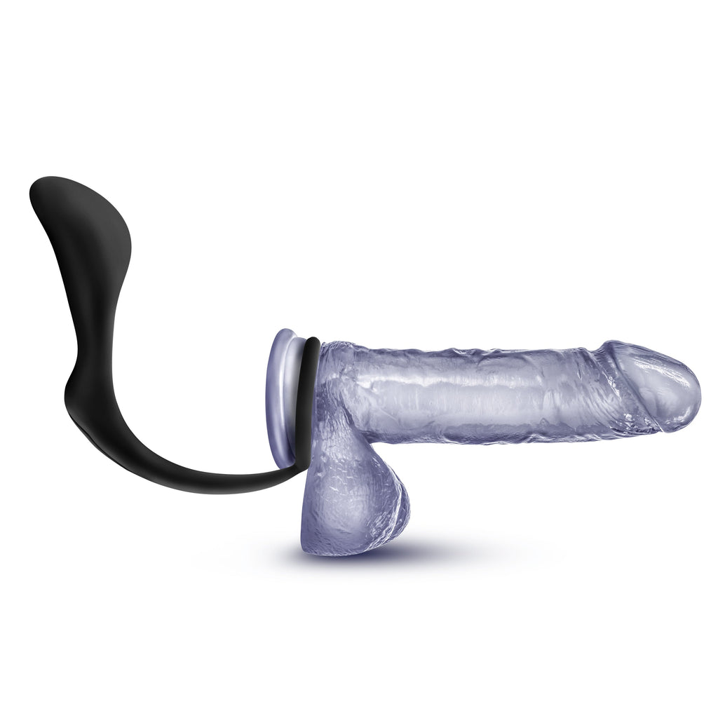ANELLO PER IL PENE PLATINO ANAL ADVENTURES NERO
