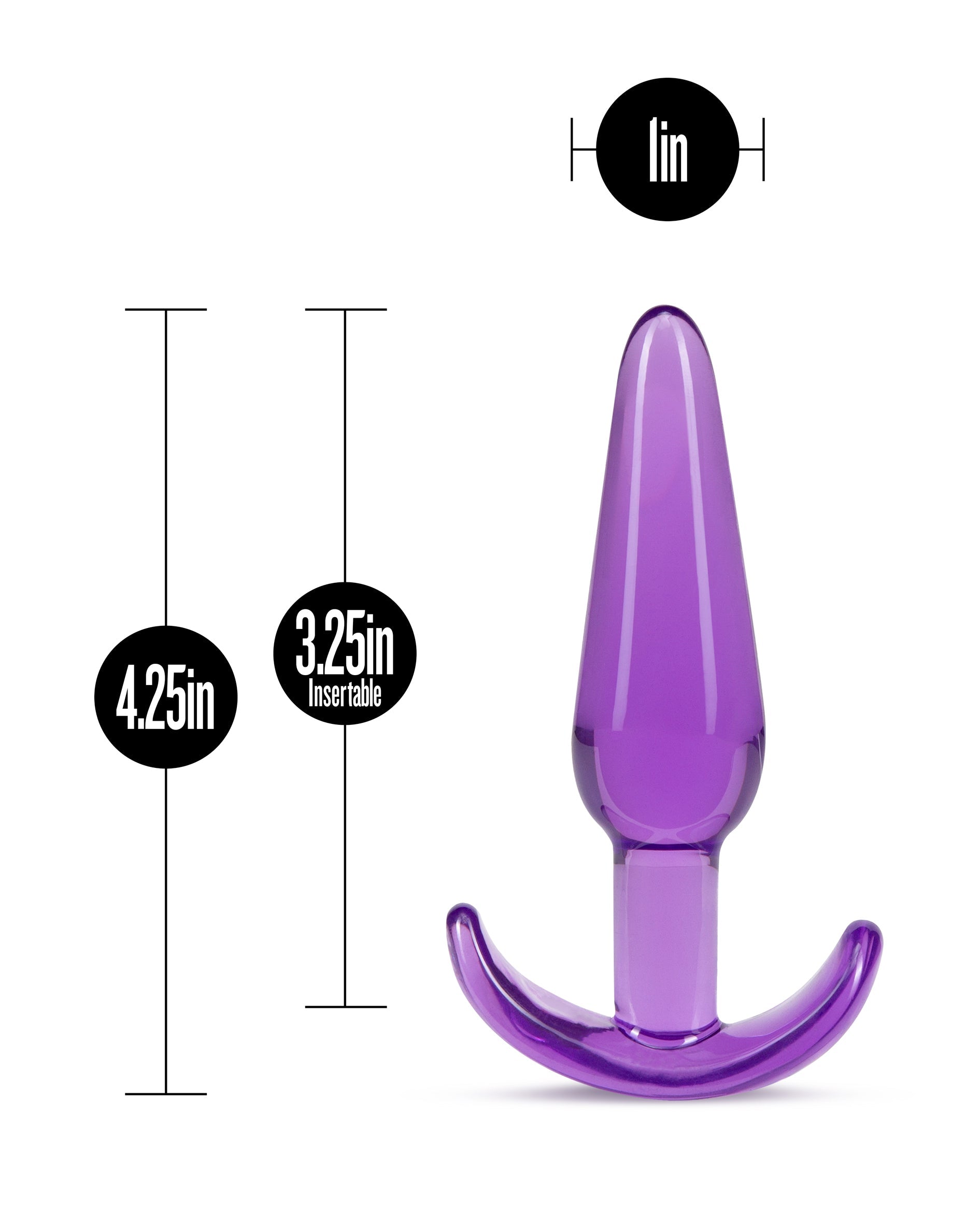 B YOURS SLIM PLUG ANALE VIOLA