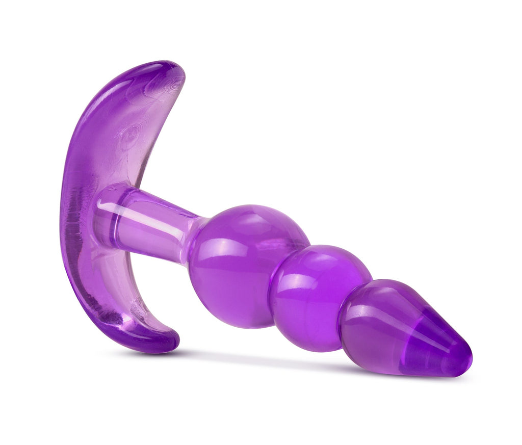 B YOURS PLUG ANALE A TRIPLA PERLA VIOLA
