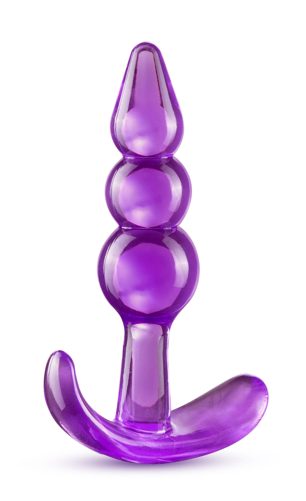 B YOURS PLUG ANALE A TRIPLA PERLA VIOLA