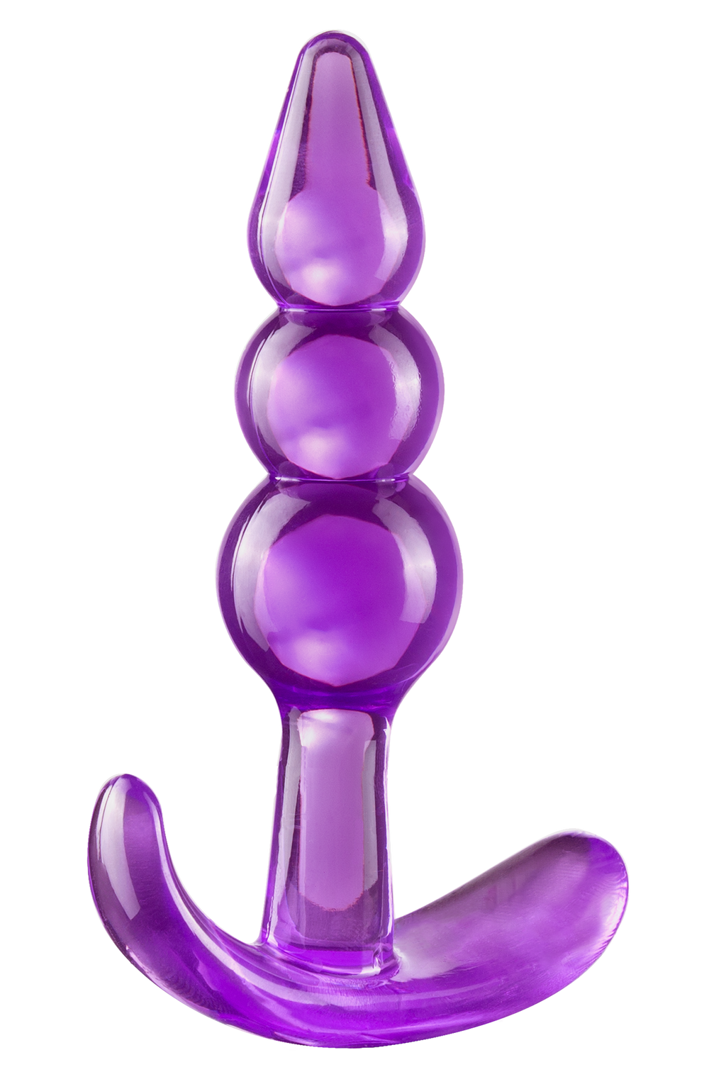 B YOURS PLUG ANALE A TRIPLA PERLA VIOLA