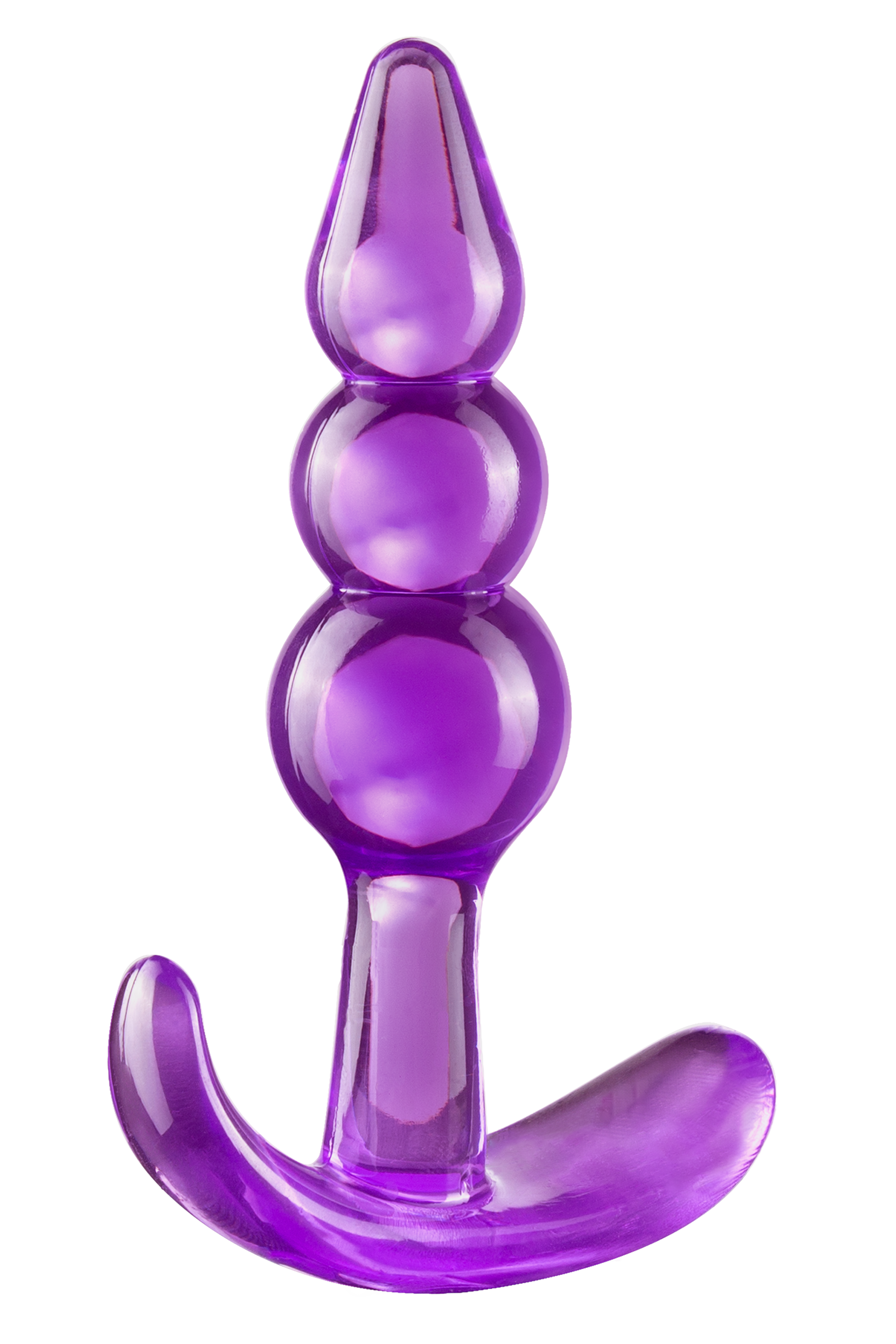 B YOURS PLUG ANALE A TRIPLA PERLA VIOLA