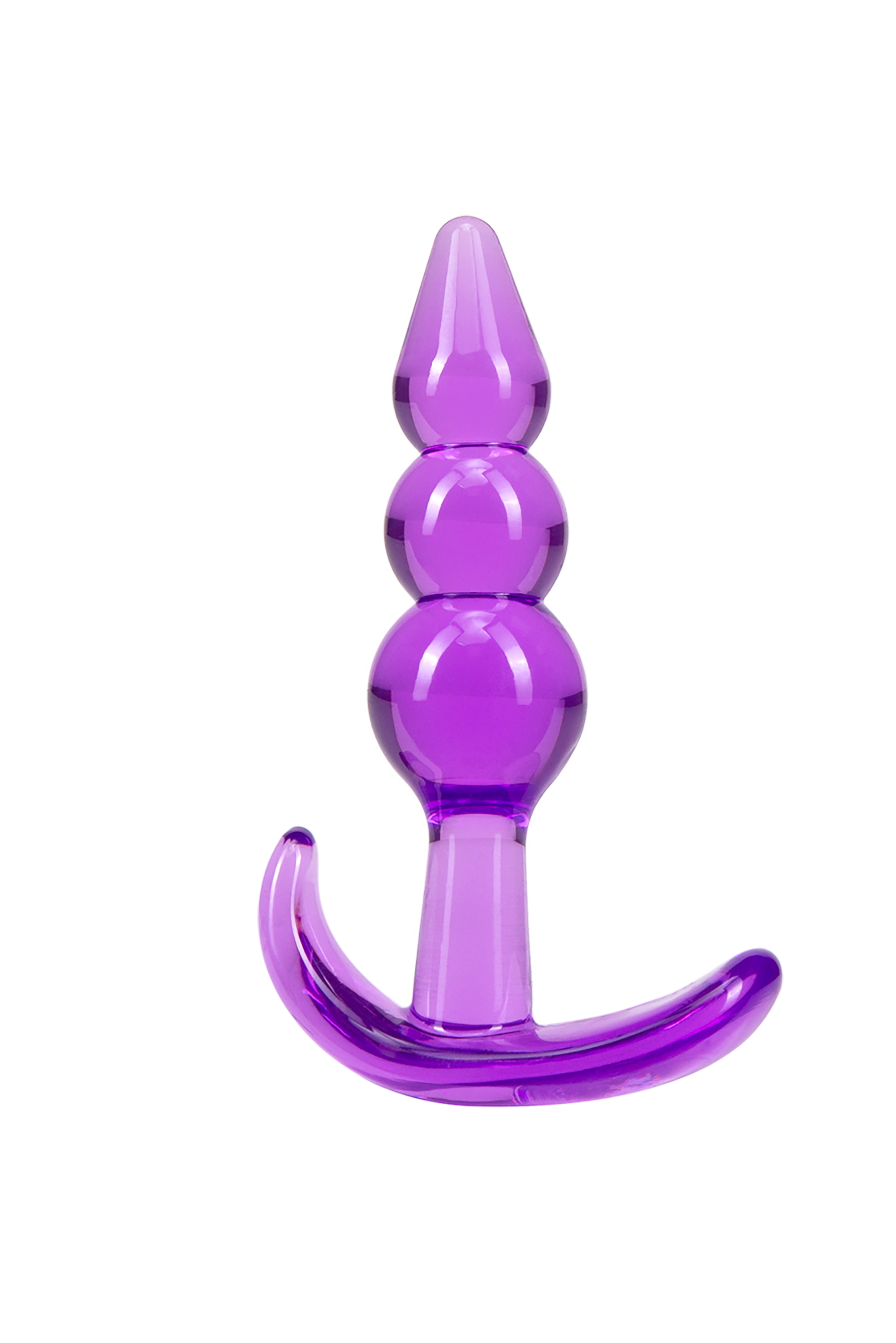 B YOURS PLUG ANALE A TRIPLA PERLA VIOLA
