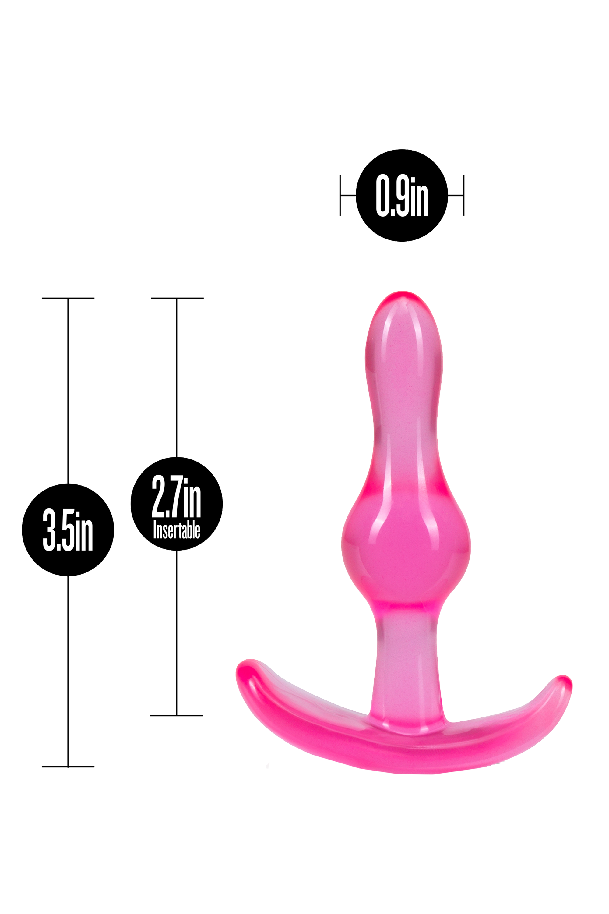 B YOURS CURVY PLUG ANALE ROSA