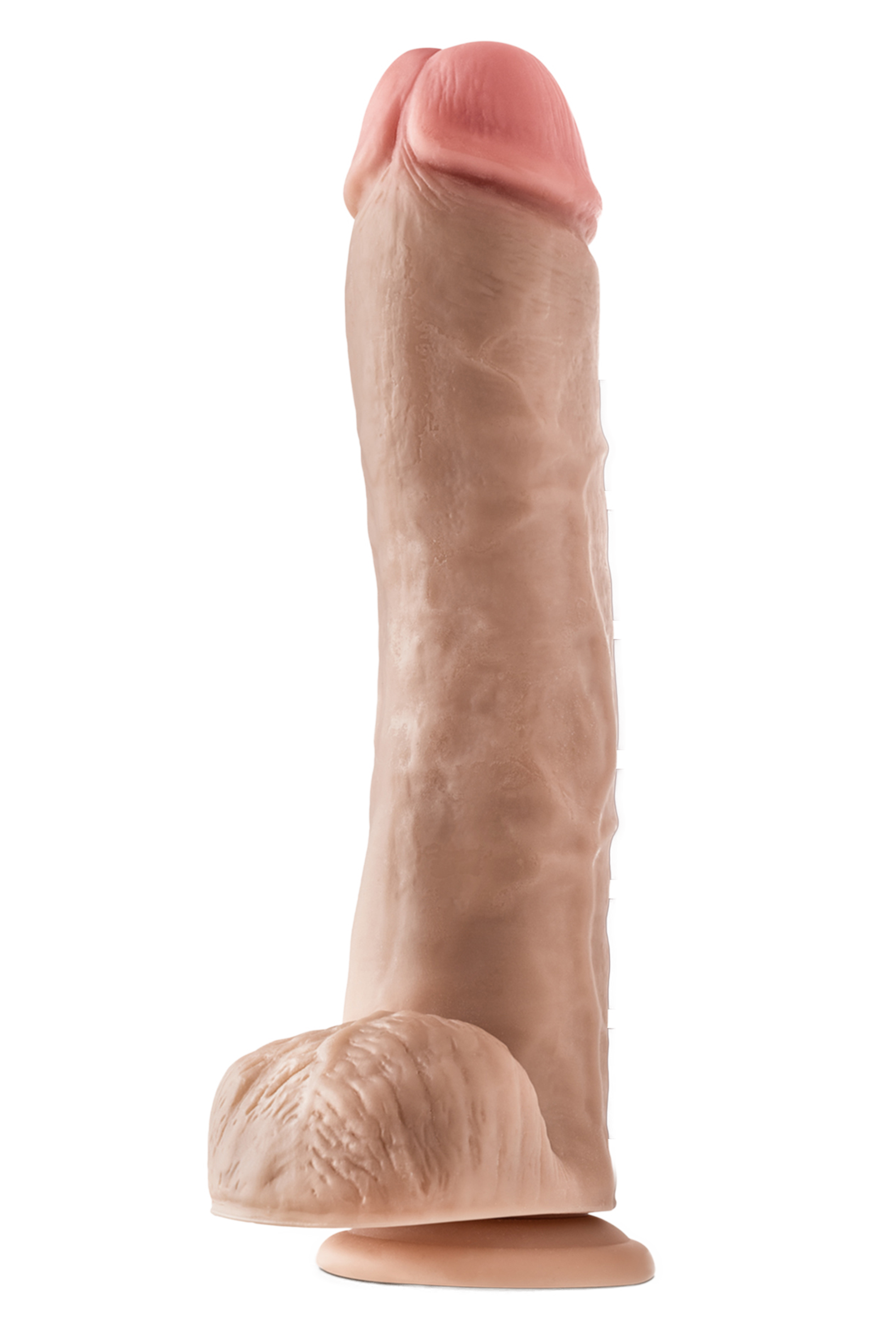 DR. SKIN MR. SAVAGE DILDO DA 11,5 POLLICI CON PALLE BEIGE