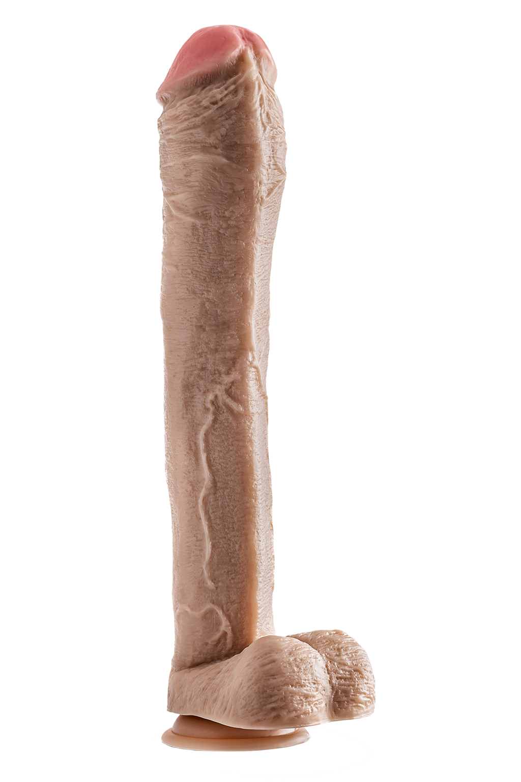 DR. SKIN MR. ED DILDO DA 13 POLLICI CON PALLE BEIGE