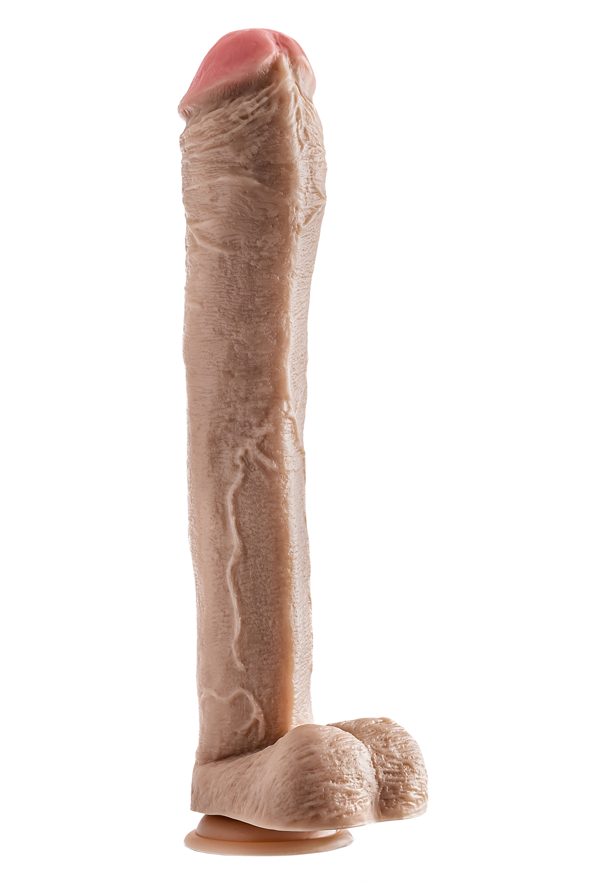 DR. SKIN MR. ED DILDO DA 13 POLLICI CON PALLE BEIGE