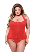 BACI BUSTIER RED
