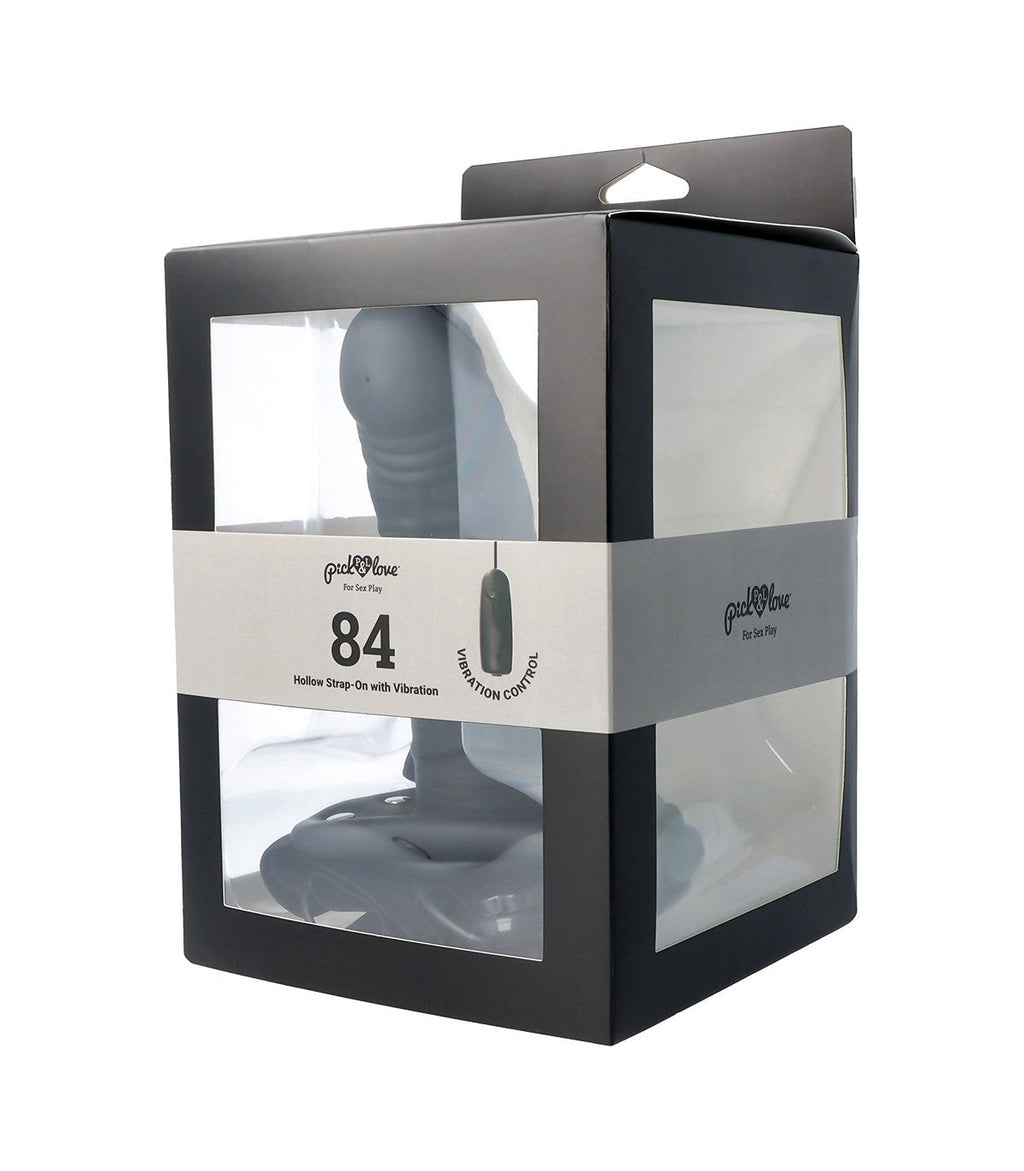 Nº 84 IMBRACATURA NERA HOLLOW 17 CM CON VIBRAZIONE