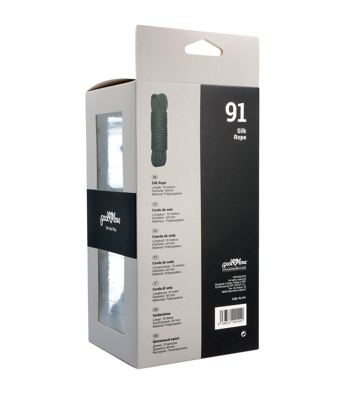 N. 91 CORDA NERA 10 METRI
