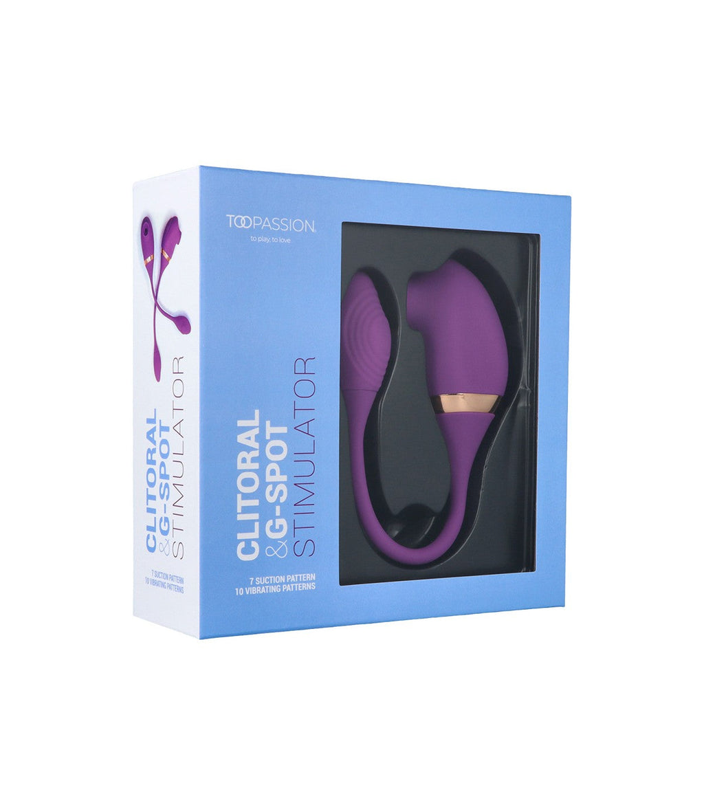 STIMOLATORE CLITORIDEO E PUNTO G di TOOPASSION