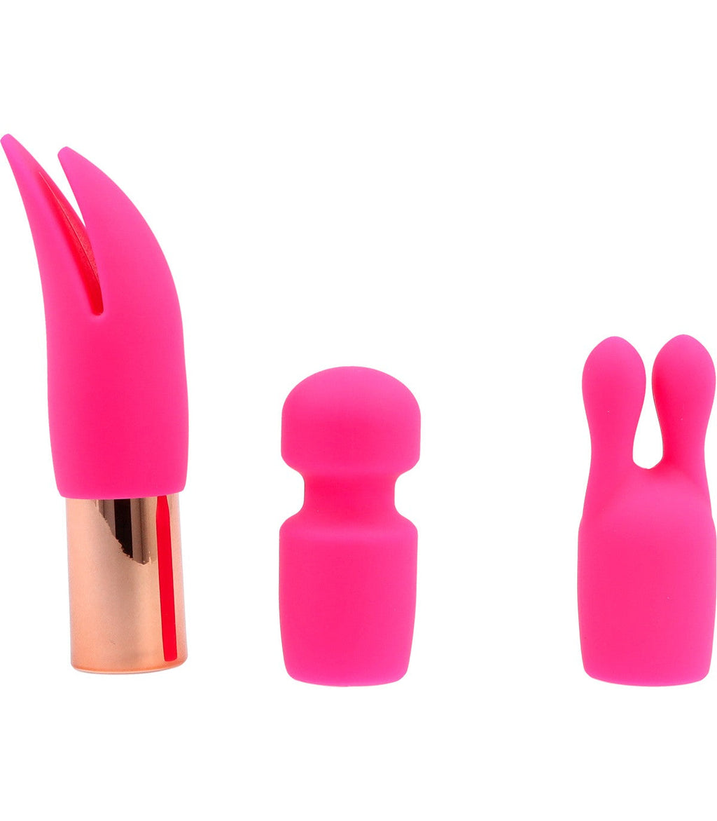 Nº 88 PROIETTILE RICARICABILE CON COPERTURE IN SILICONE ROSA