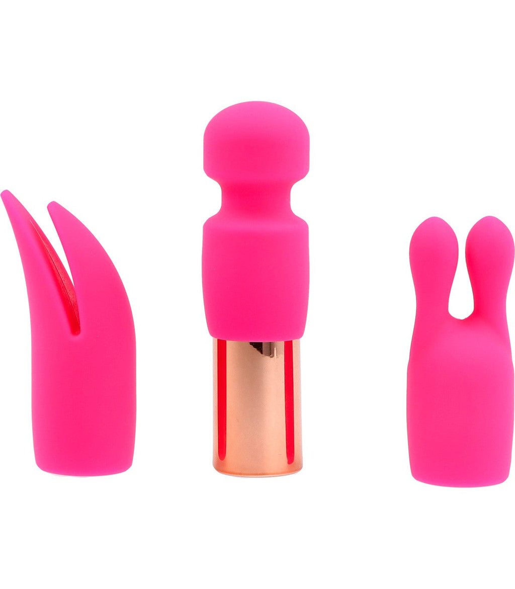 Nº 88 PROIETTILE RICARICABILE CON COPERTURE IN SILICONE ROSA