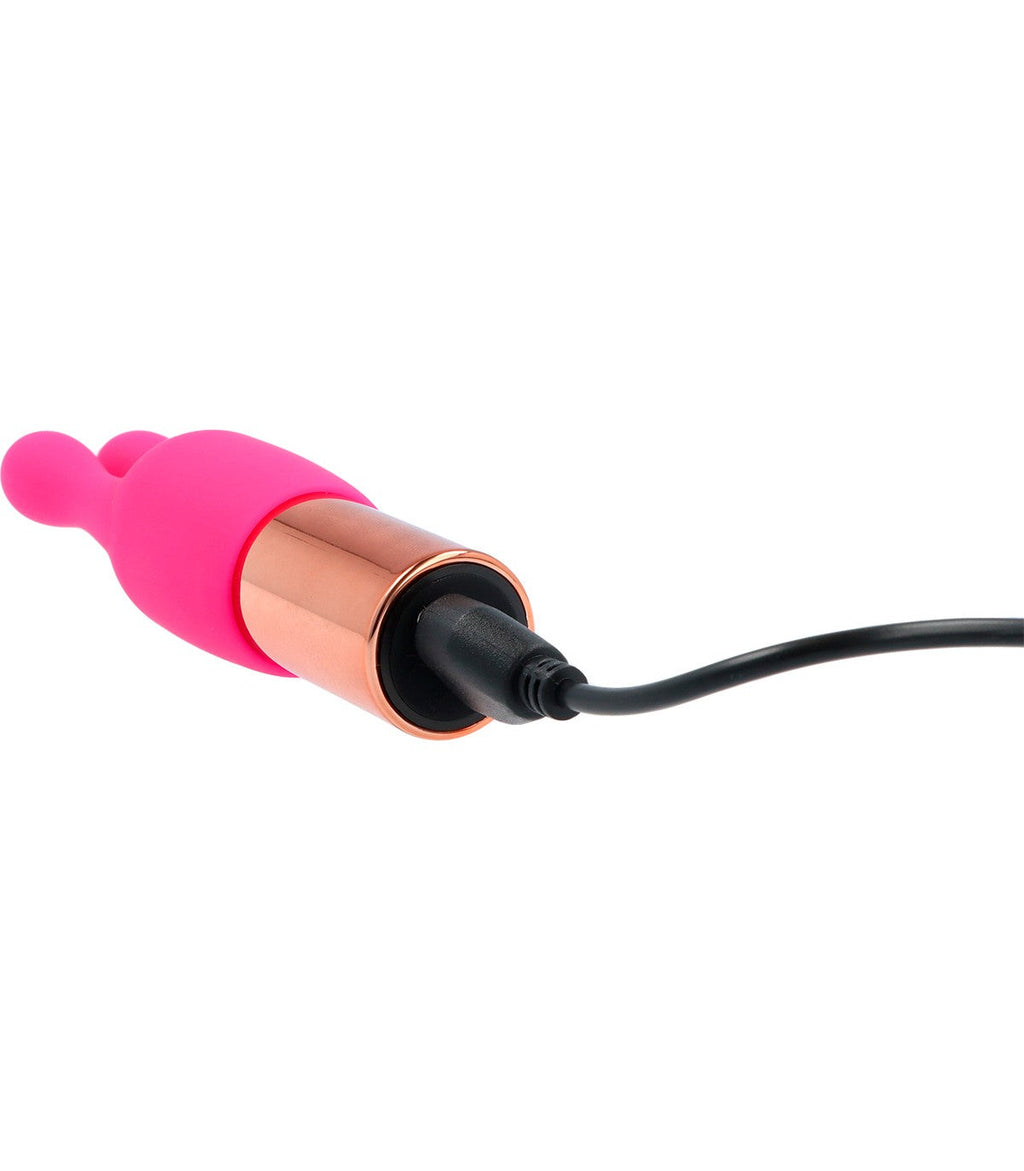 Nº 88 PROIETTILE RICARICABILE CON COPERTURE IN SILICONE ROSA