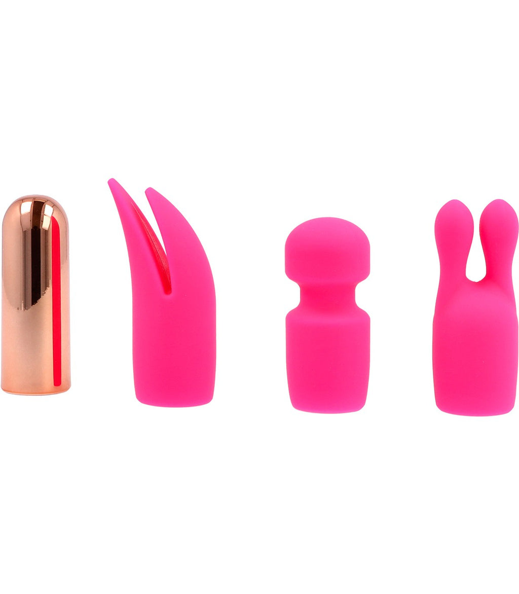Nº 88 PROIETTILE RICARICABILE CON COPERTURE IN SILICONE ROSA
