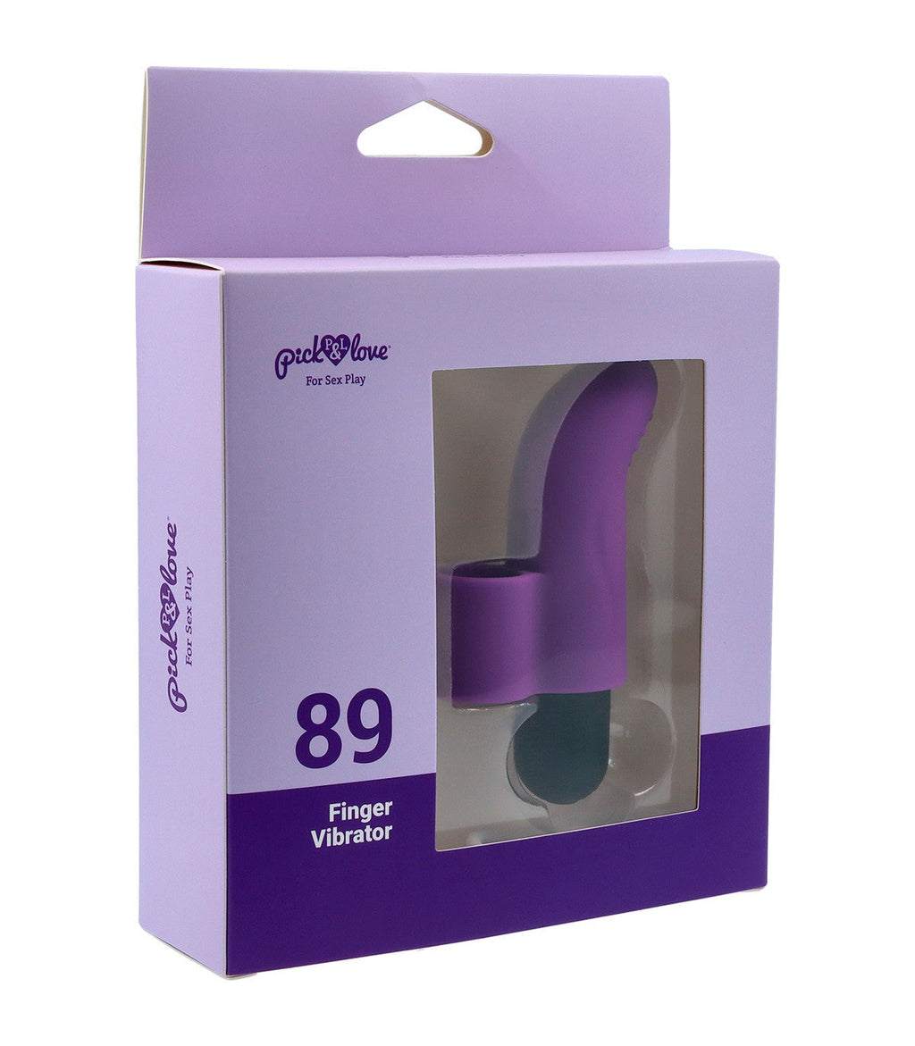 Nº 89 PROIETTILE VIBRANTE RICARICABILE PER IL DITO VIOLA