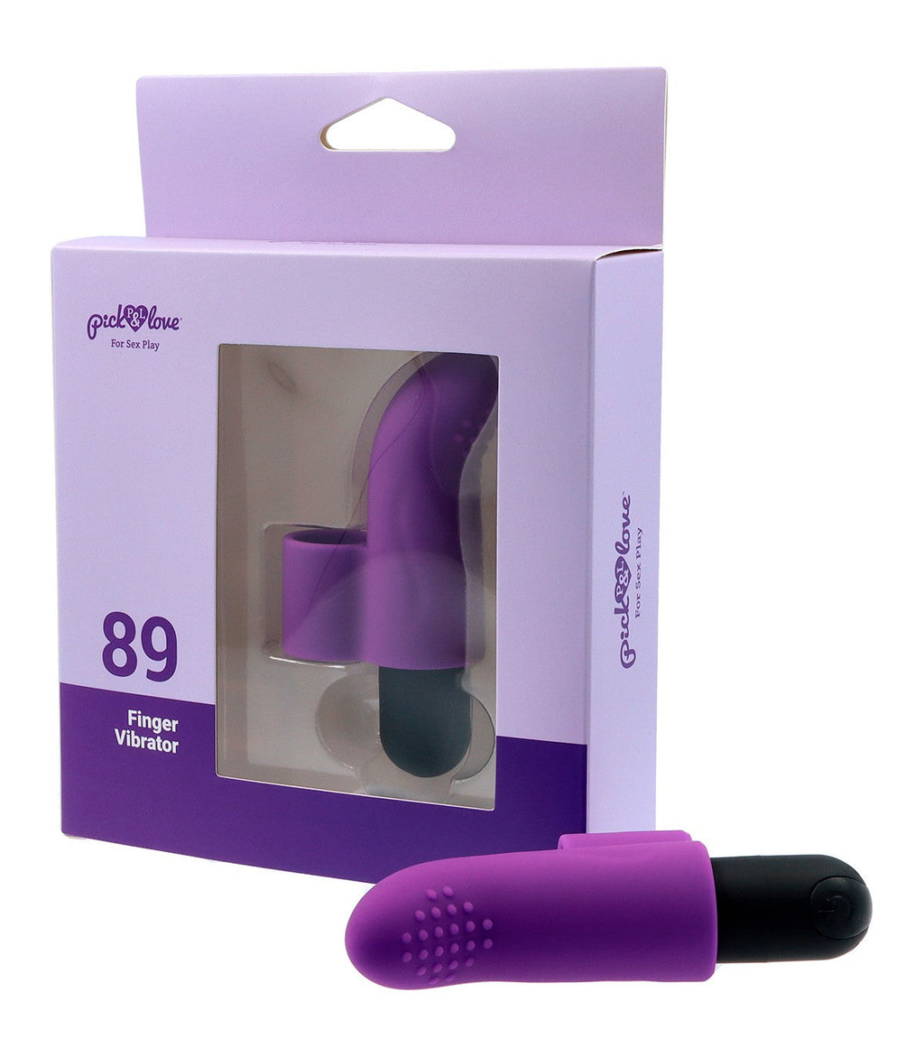 Nº 89 PROIETTILE VIBRANTE RICARICABILE PER IL DITO VIOLA