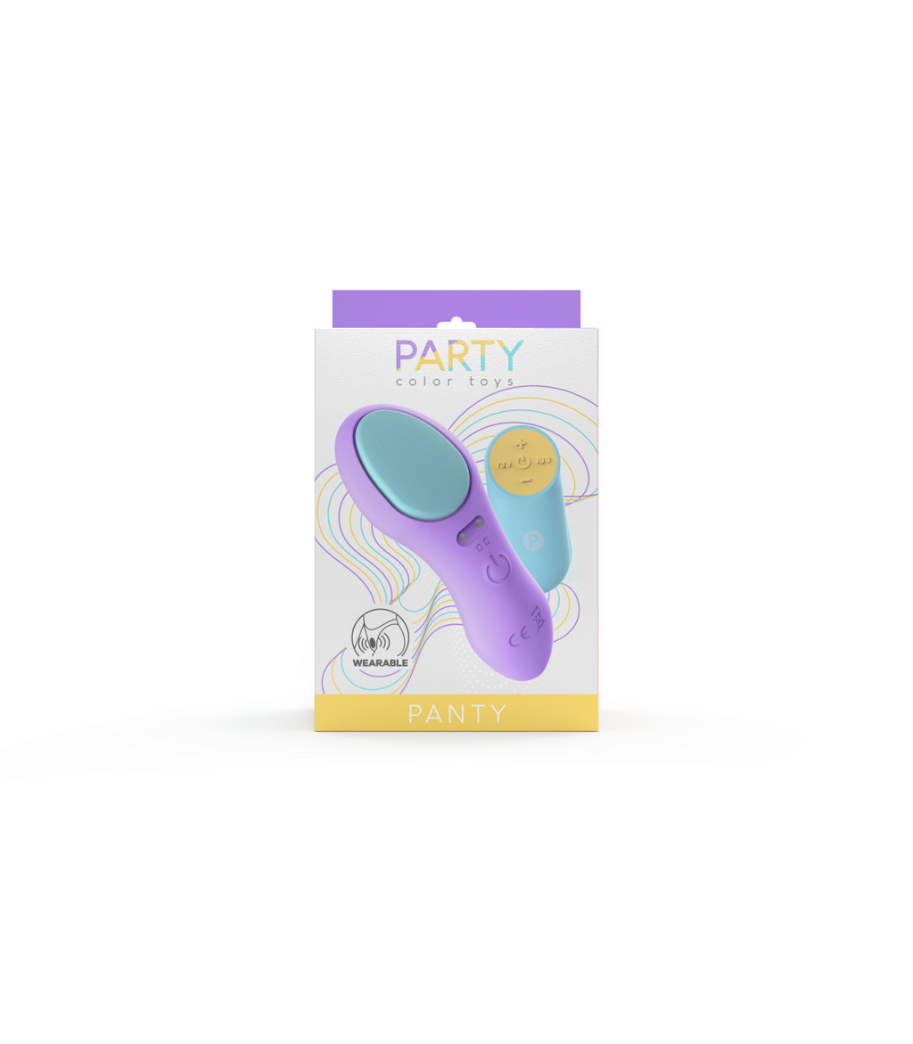 VIBRATORE A MUTANDINA CON CONTROLLO USB LILA