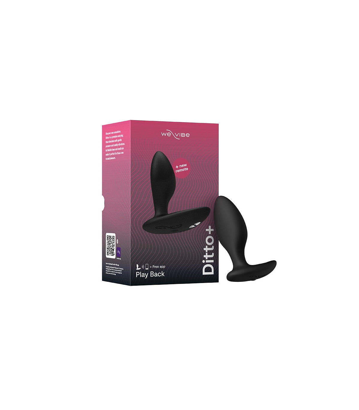 WE-VIBE DITTO+ NERO SATINATO