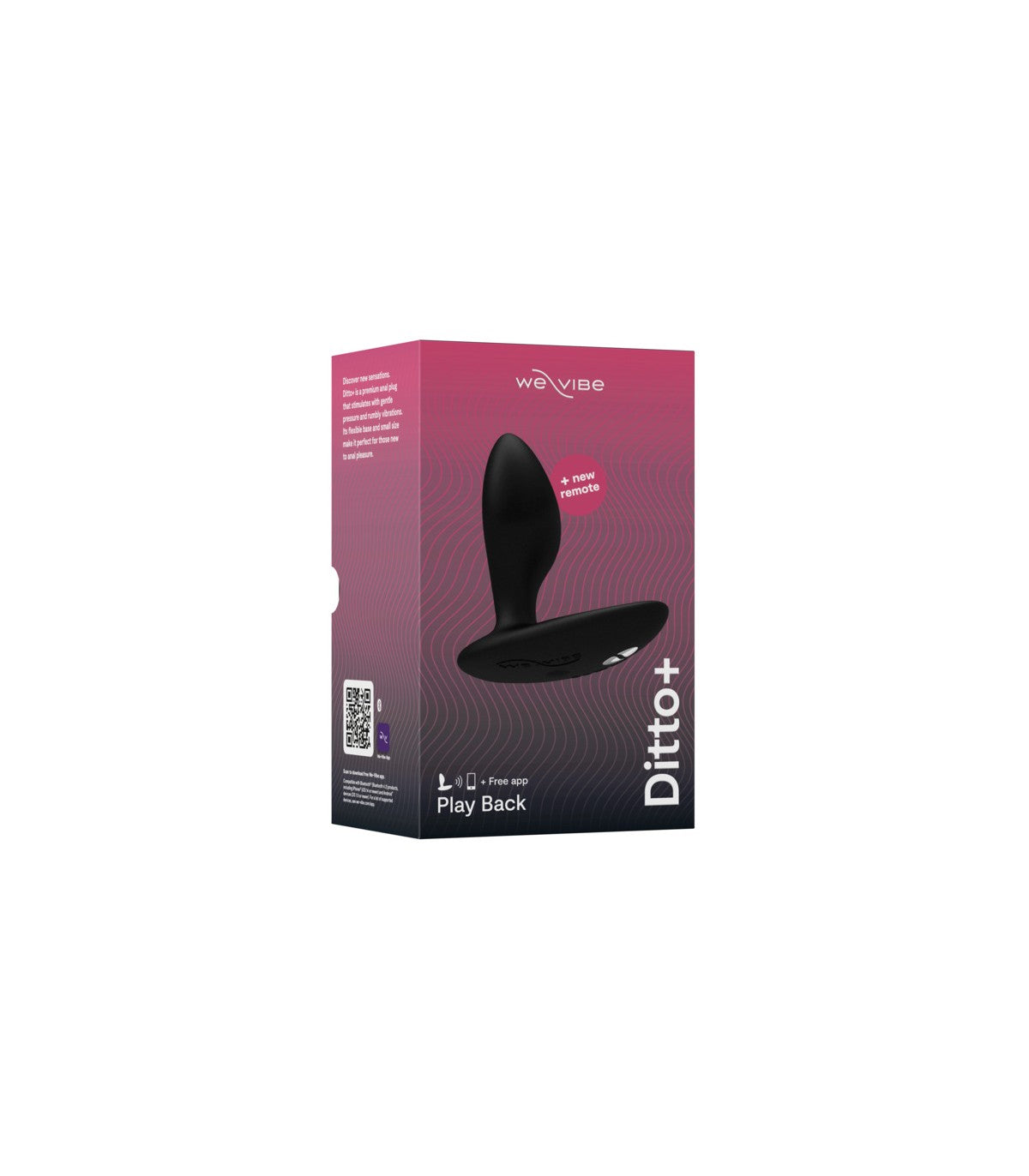 WE-VIBE DITTO+ NERO SATINATO