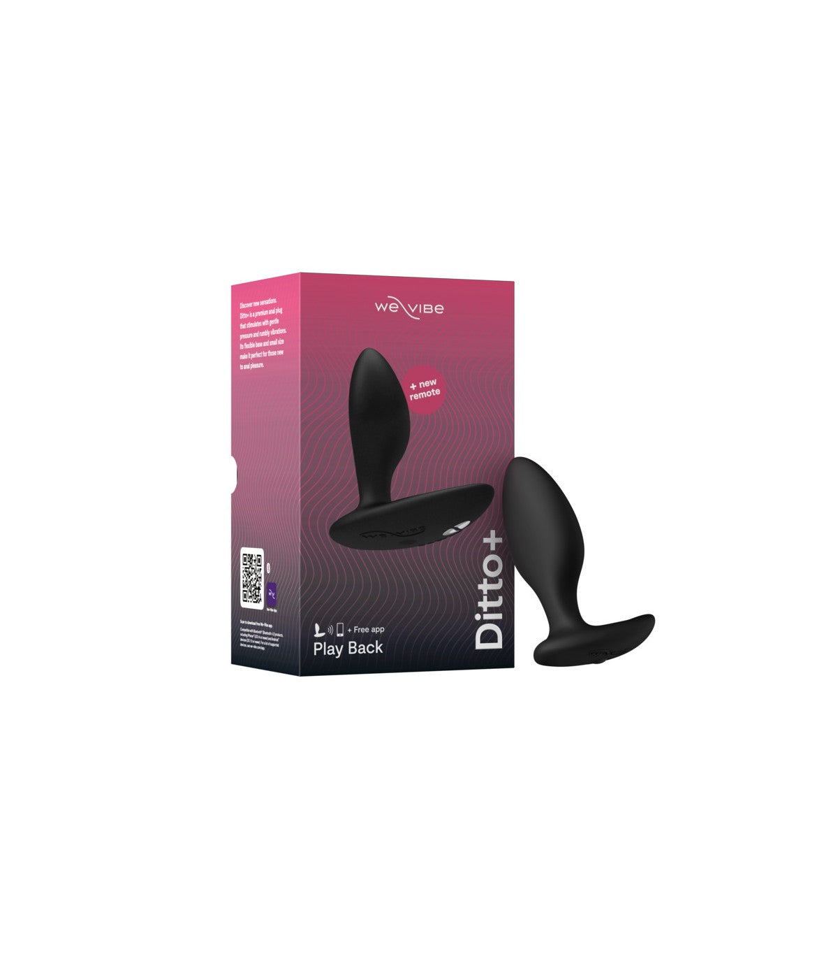 WE-VIBE DITTO+ NERO SATINATO