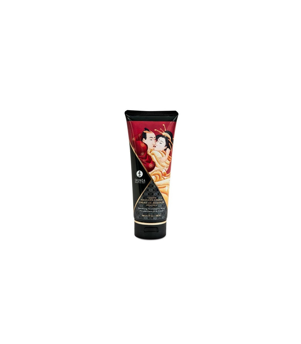 Crema da massaggio alla fragola e champagne 200 ml