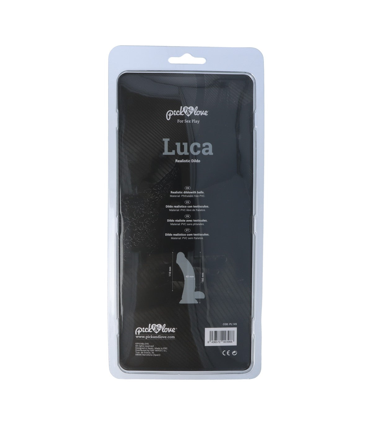 LUCA PENE REALISTICO 16 CM