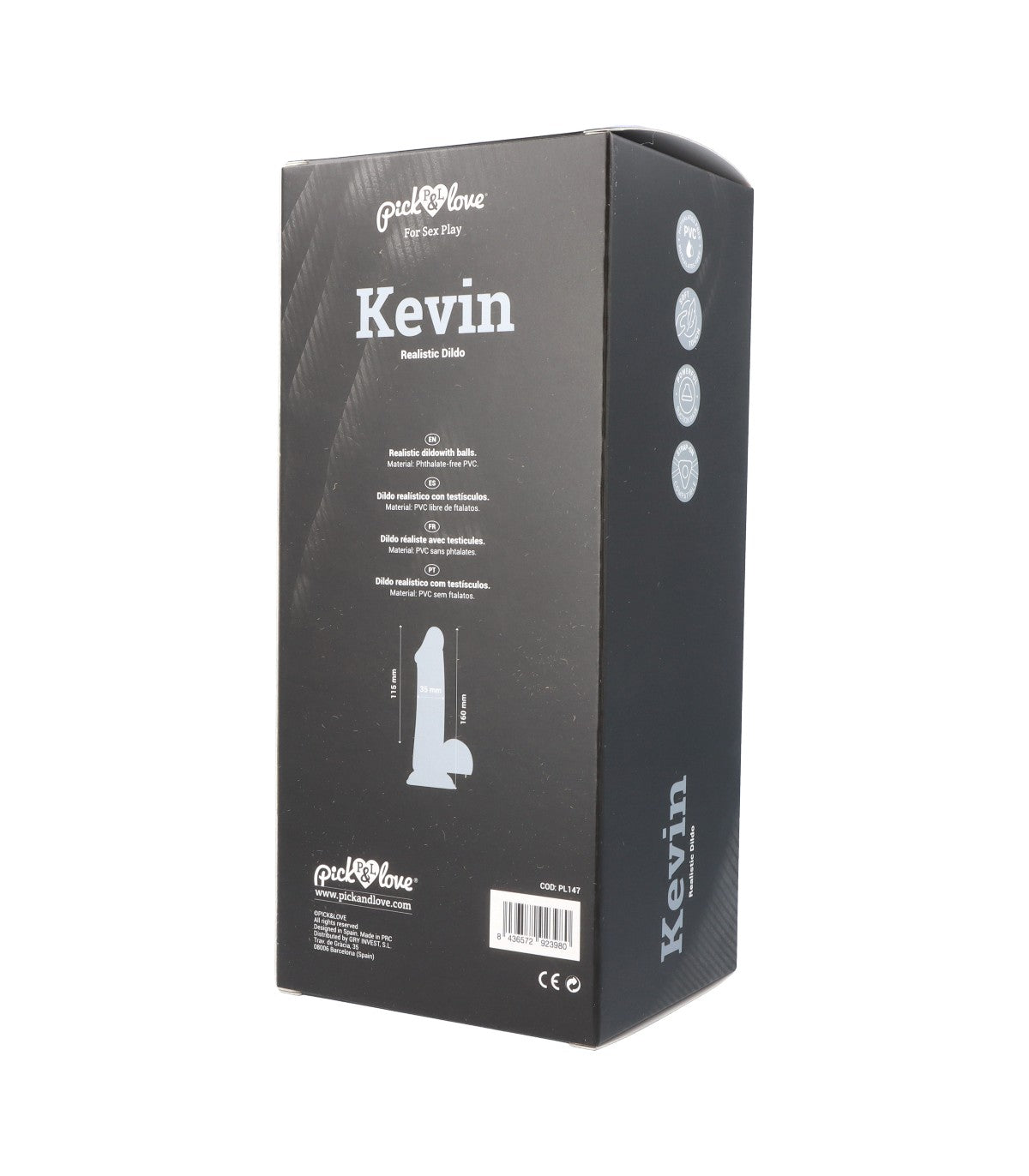 KEVIN PENE REALISTICO 16 CM