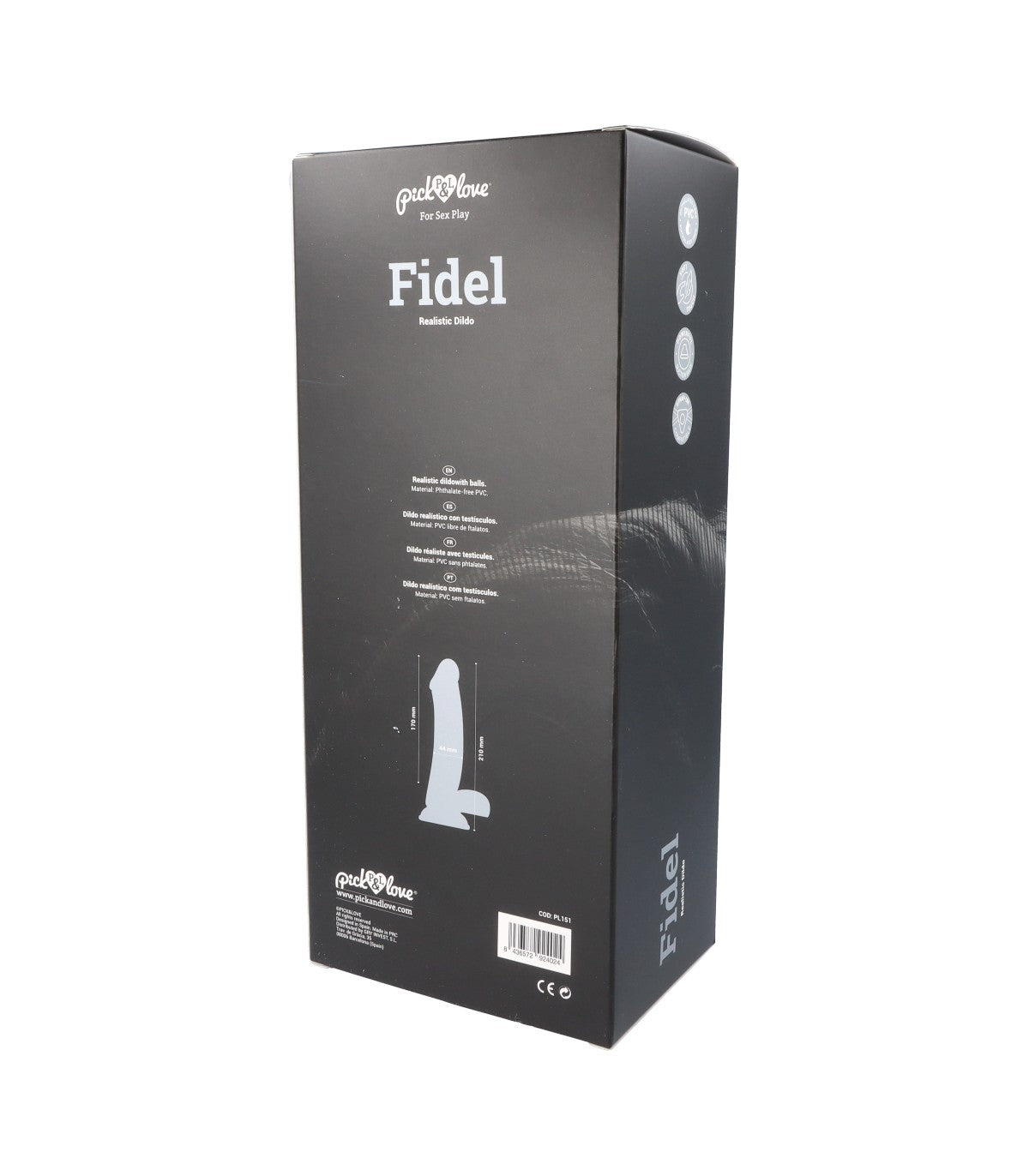 FIDEL PENE REALISTICO 21 CM